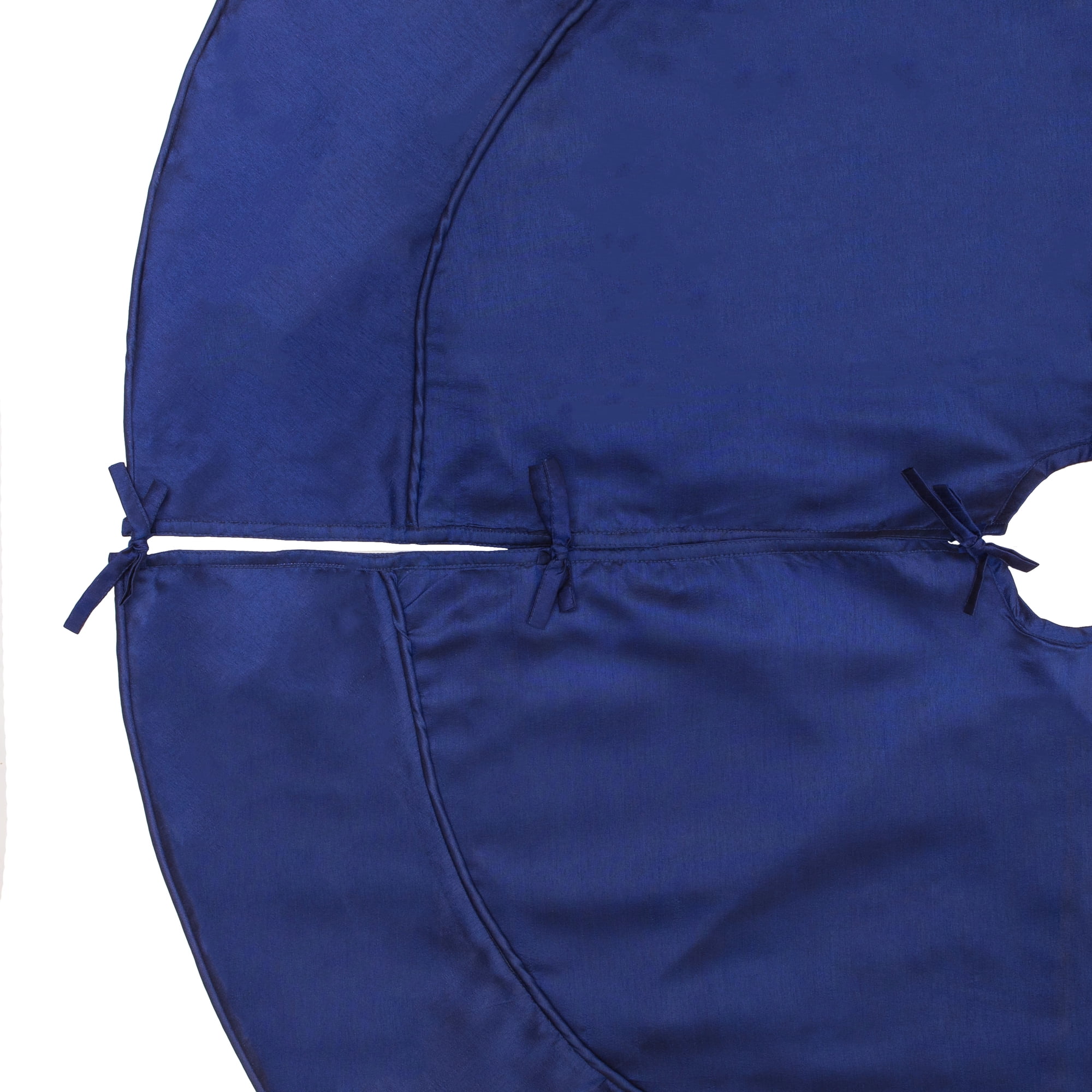 Vickerman 54" Navy Colorway Christmas Tree skirt - Image 4