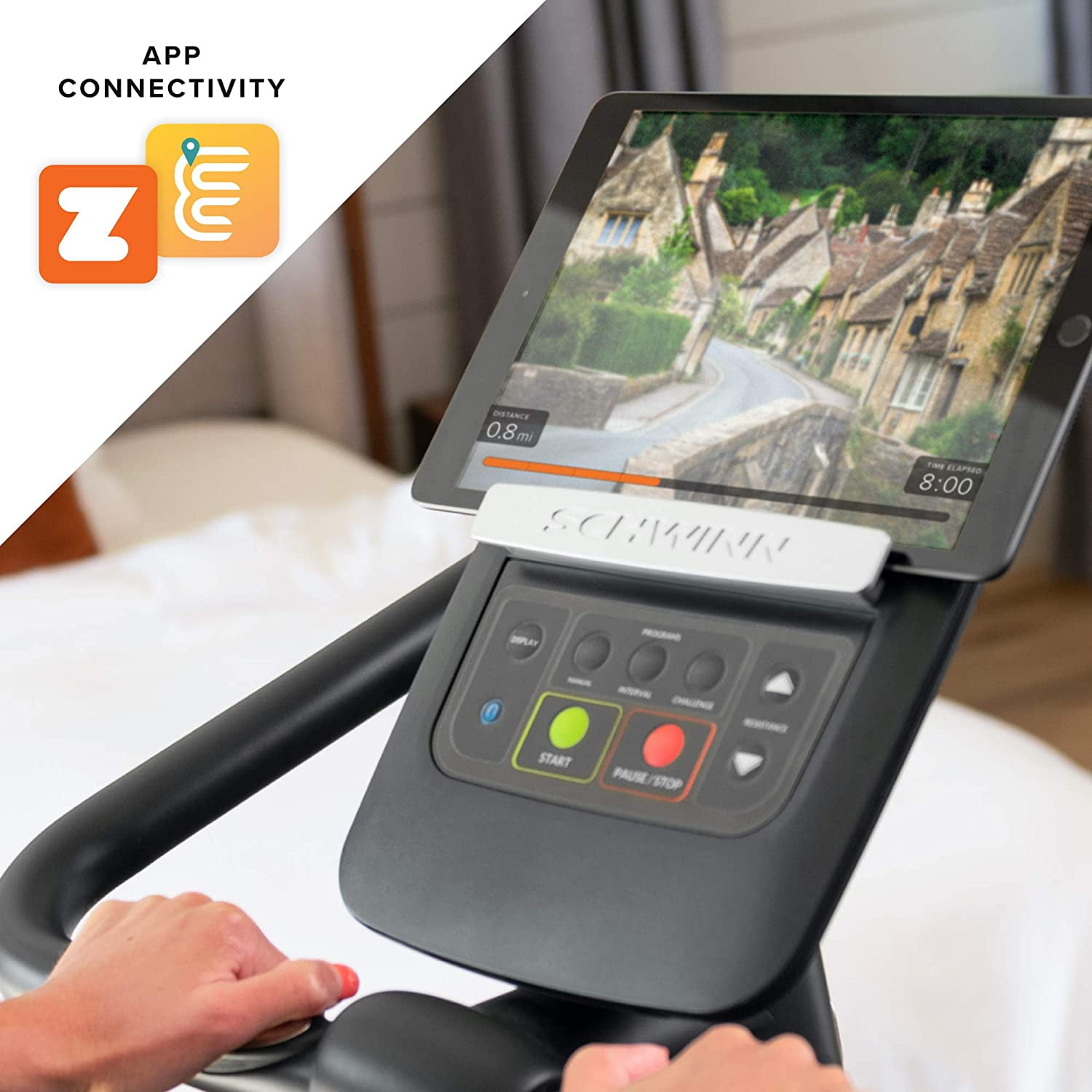 Schwinn Fitness 130 Upright Stationary Cardio Home Workout Cycling Exercise Bike - Image 9