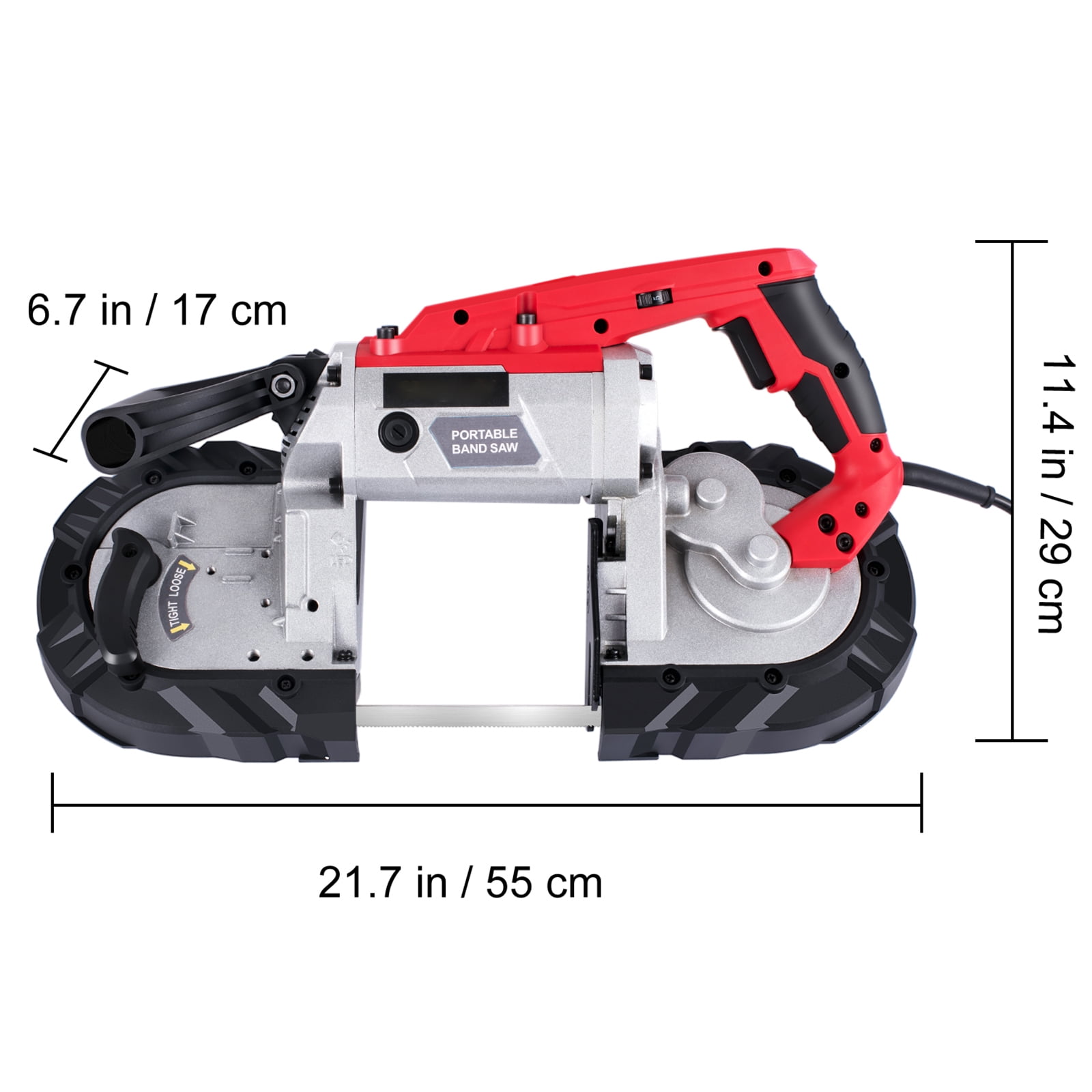 BENTISM Band Saw Portable Variable-Speed 5" Deep Cut 110V 10-Amp Motor Handheld - Image 5