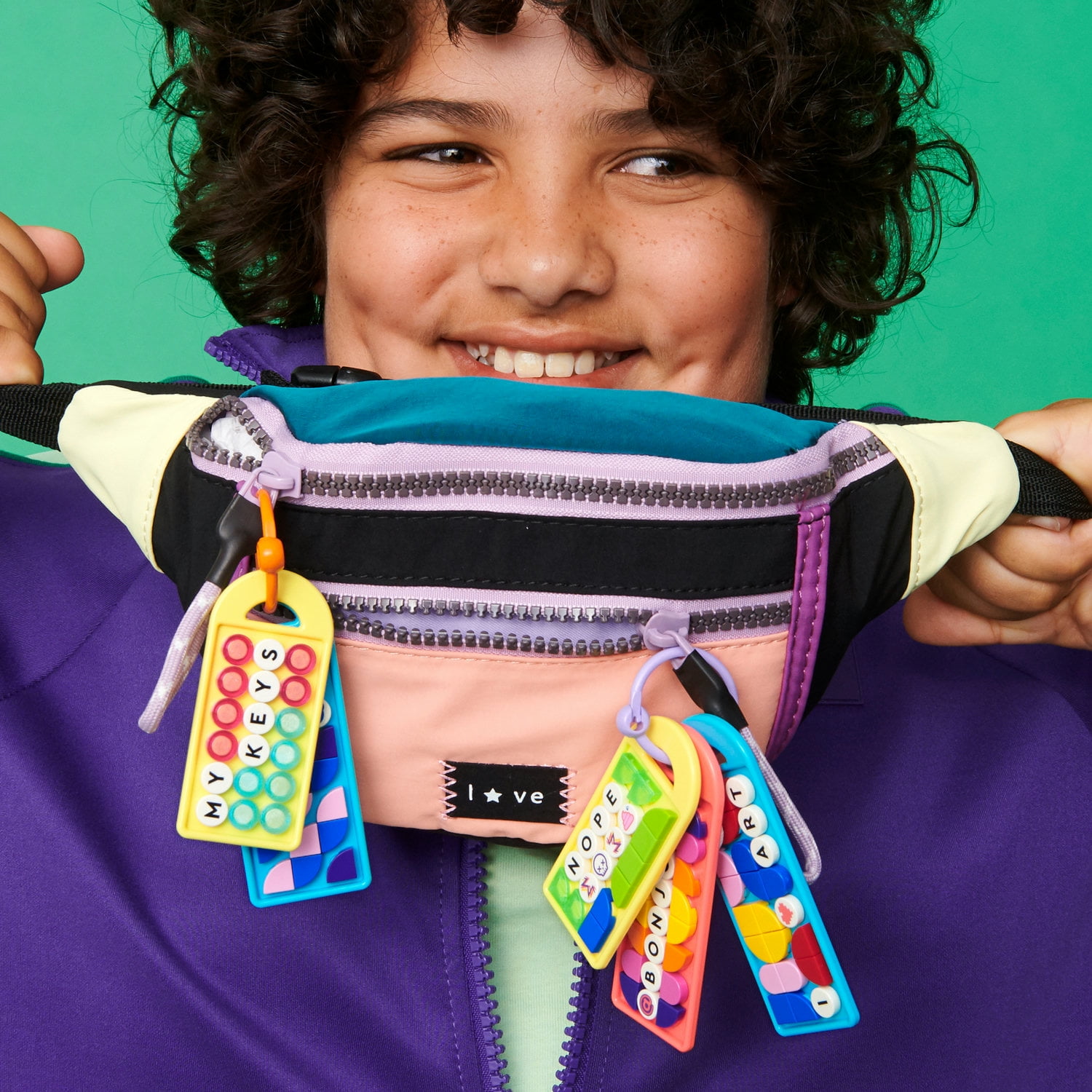 LEGO DOTS Bag Tags Mega Pack – Messaging 41949 DIY Customizable Craft Kit; A Creative Activity Toy for Kids Aged 6+ (228 Pieces) - Image 7