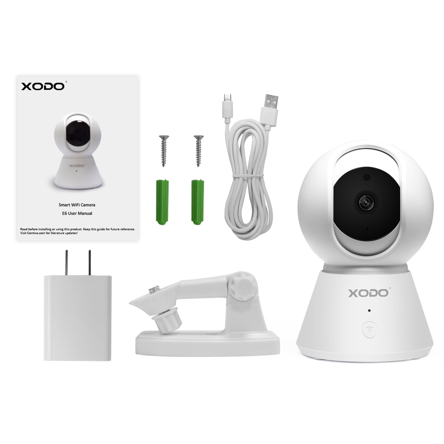 XODO, 3-Pack, Indoor Wireless Security Camera System, WiFi, 1080P HD, 355° Pan & 90° Tilt, Night Vision, 2-Way Audio, Motion Detection, App Control, for Home, Baby & Pet Monitoring - White - Image 5