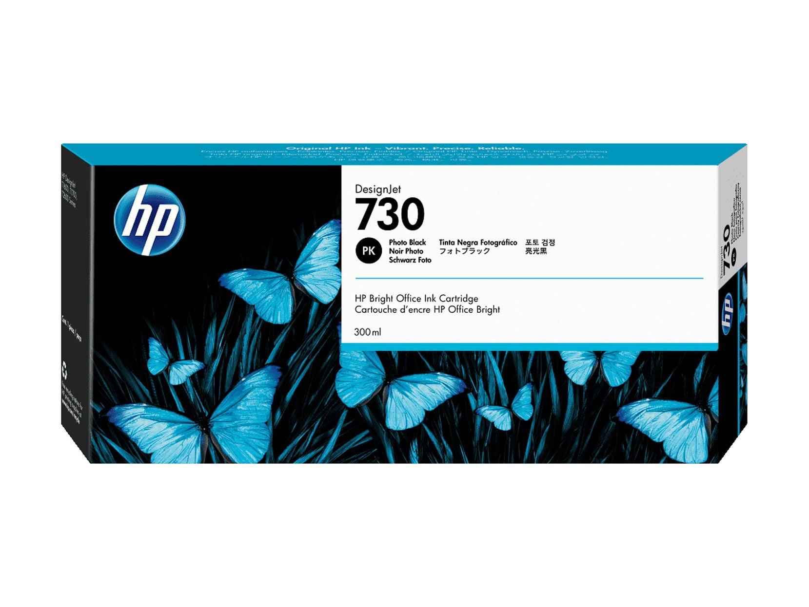 HP 730 300-ml Photo Black DesignJet Ink Cartridge, P2V73A - Image 6