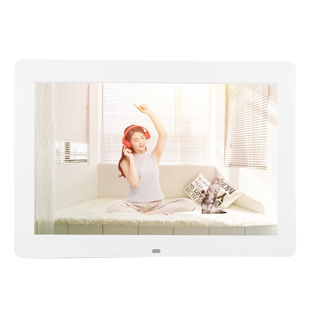 14 Inch HD 1080P Digital Photo Frame LED Electronic Album With Remote Controller (white US) - Image 6