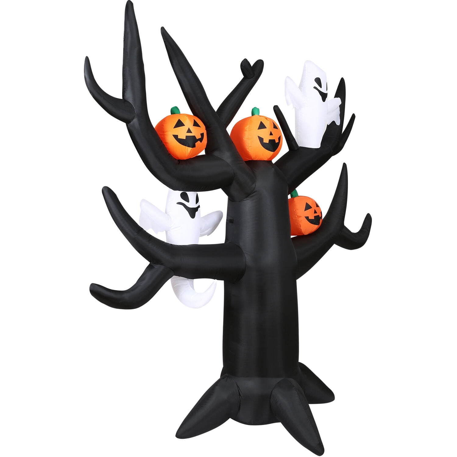 Haunted Hill Farm 8 ft Pre-Lit Inflatable Spooky Tree with Ghosts and Pumpkins, HISPKYTREE081-L - Image 13