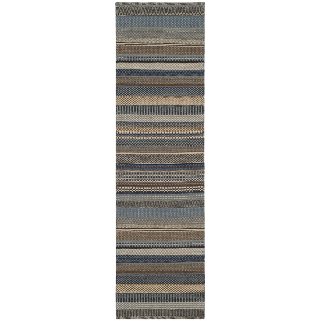 SAFAVIEH Kilim Collection KLM951A Handwoven Blue Rug - Image 6