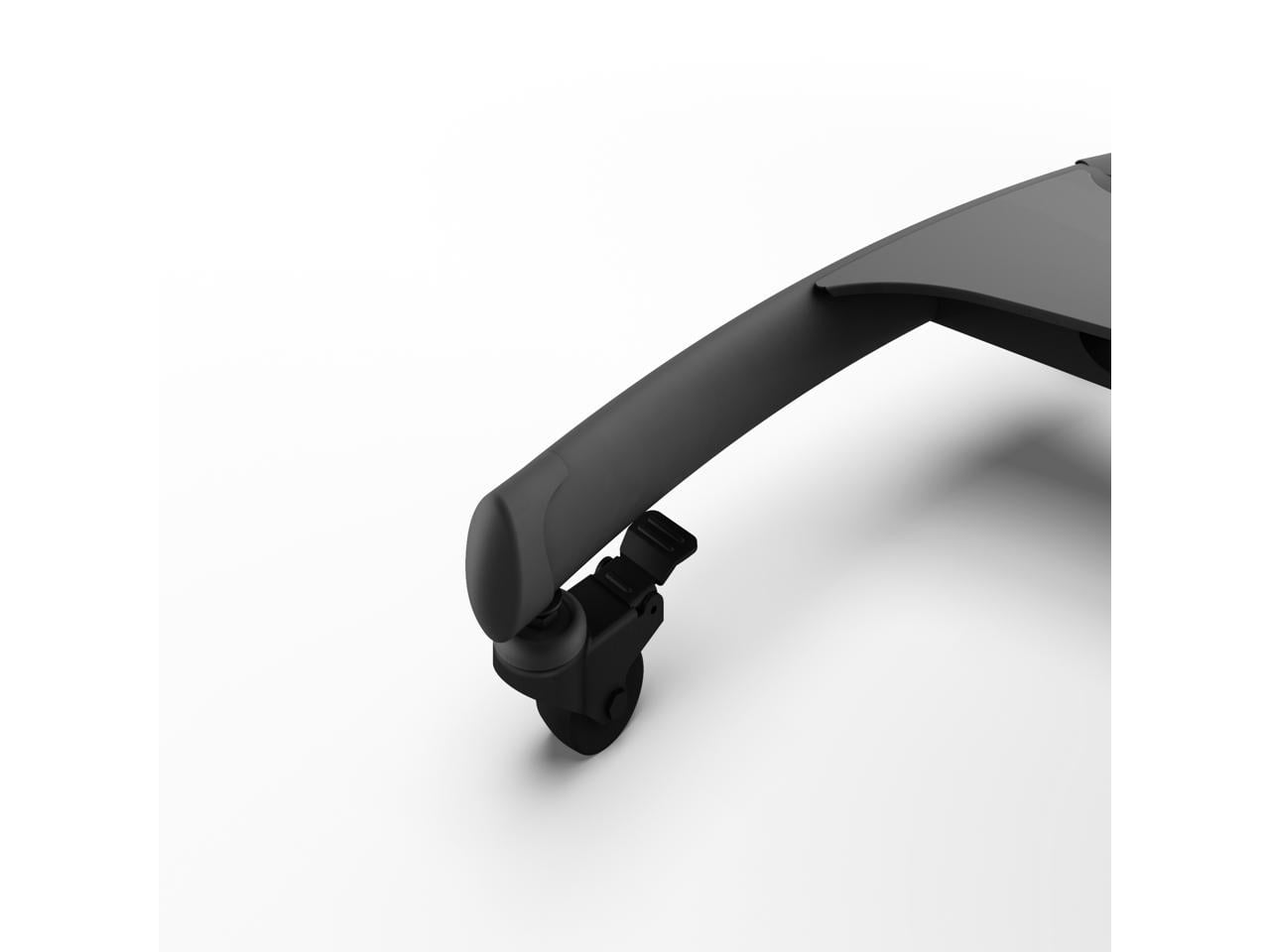 Kanto MTM65PL Height Adjustable Mobile TV Stand with Adjustable Shelf for 37-inch to 65-inch TVs - Image 5