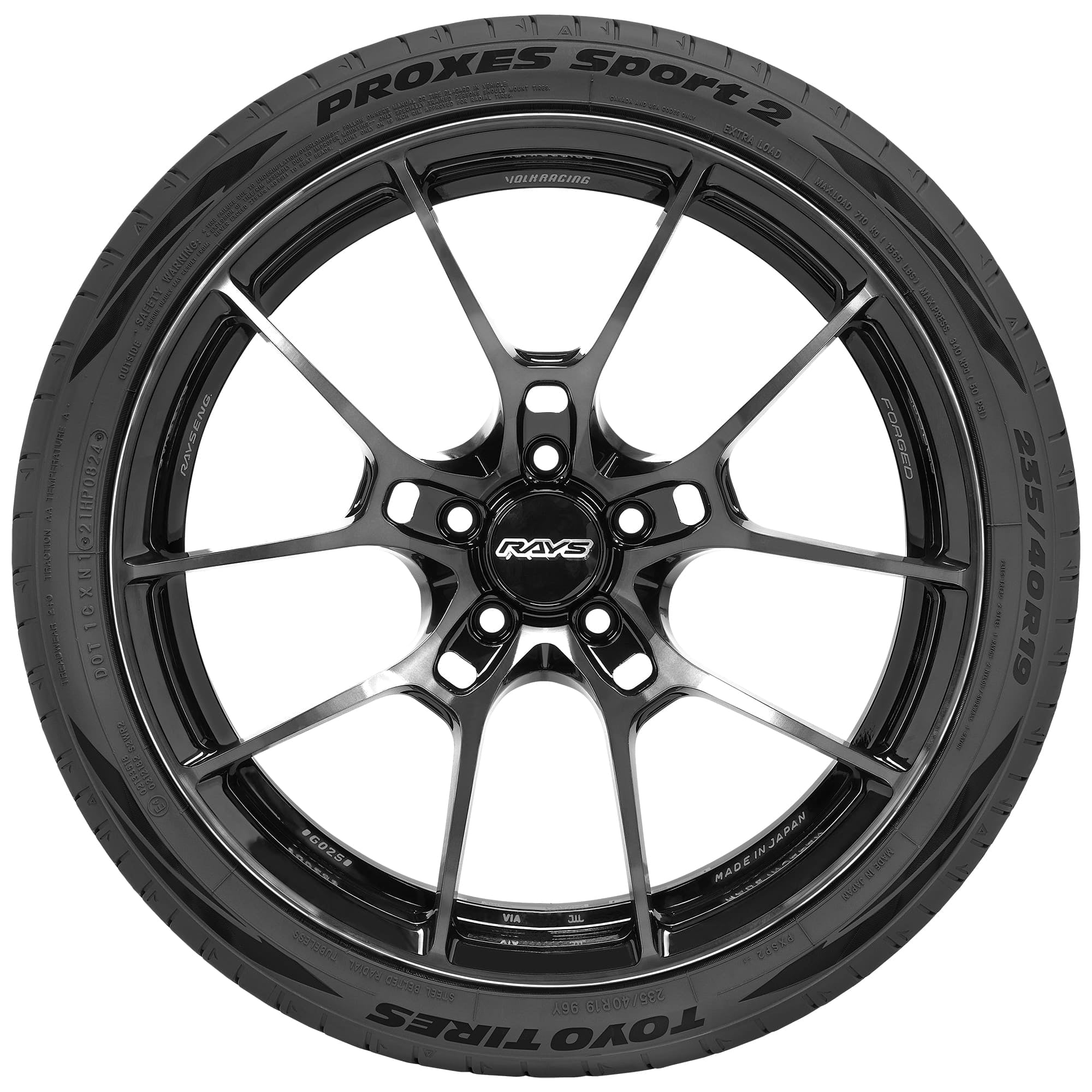 Toyo Proxes Sport 2 Performance 225/40R18 92Y XL Passenger Tire - Image 6