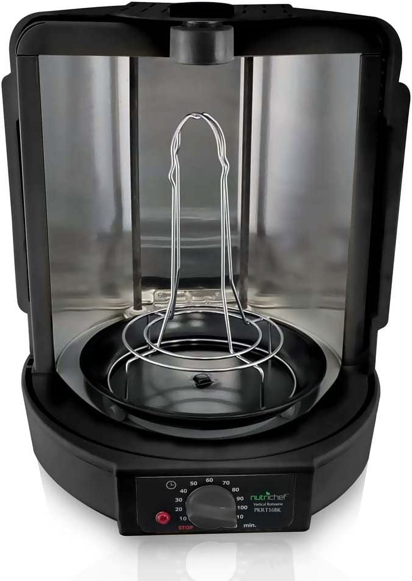 Vertical Countertop Rotisserie Rotating Oven (Black) - Image 5