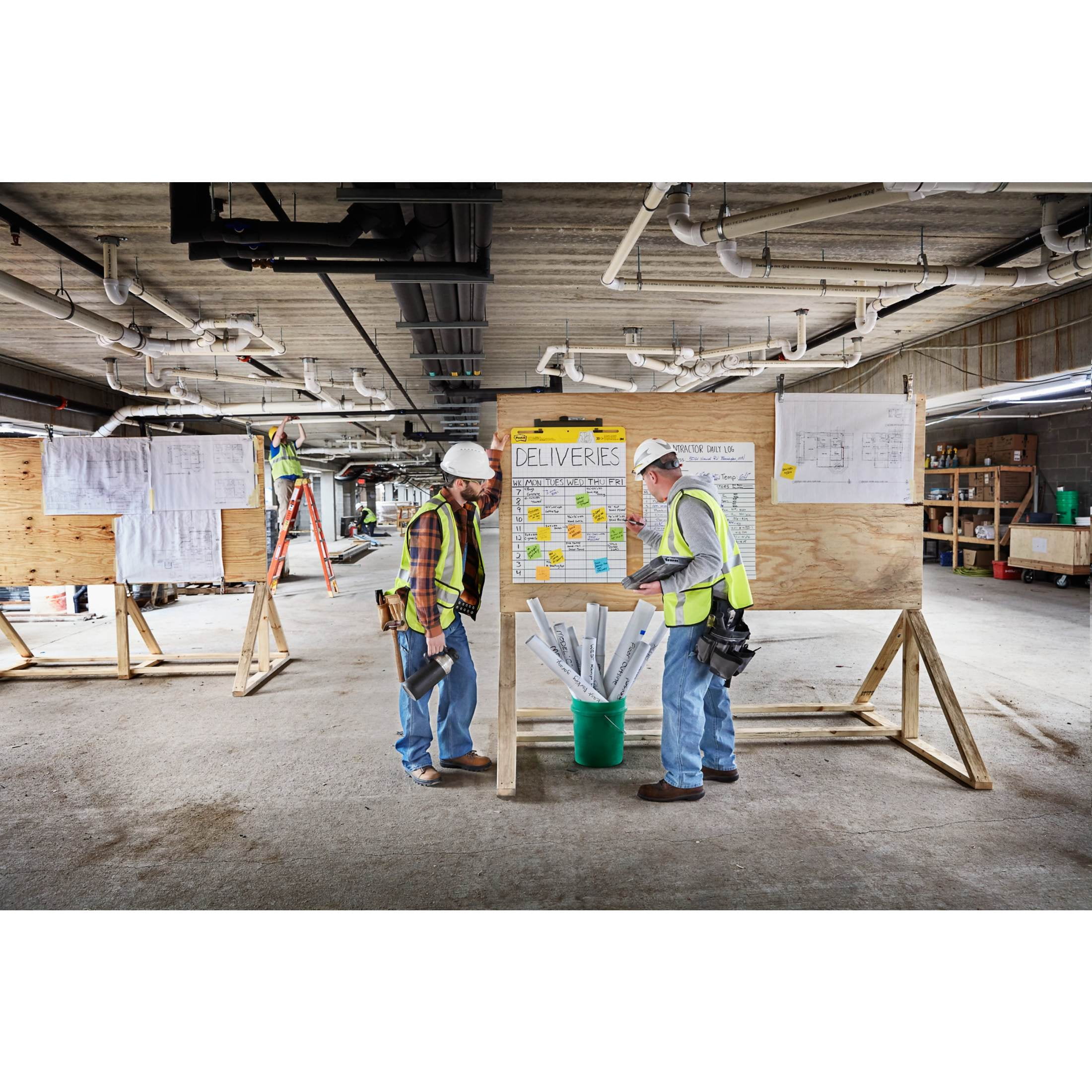 Post-it Super Sticky Easel Pad, White with Grid, 25 in. x 30 in. Sheets, 4 Pads - Image 6