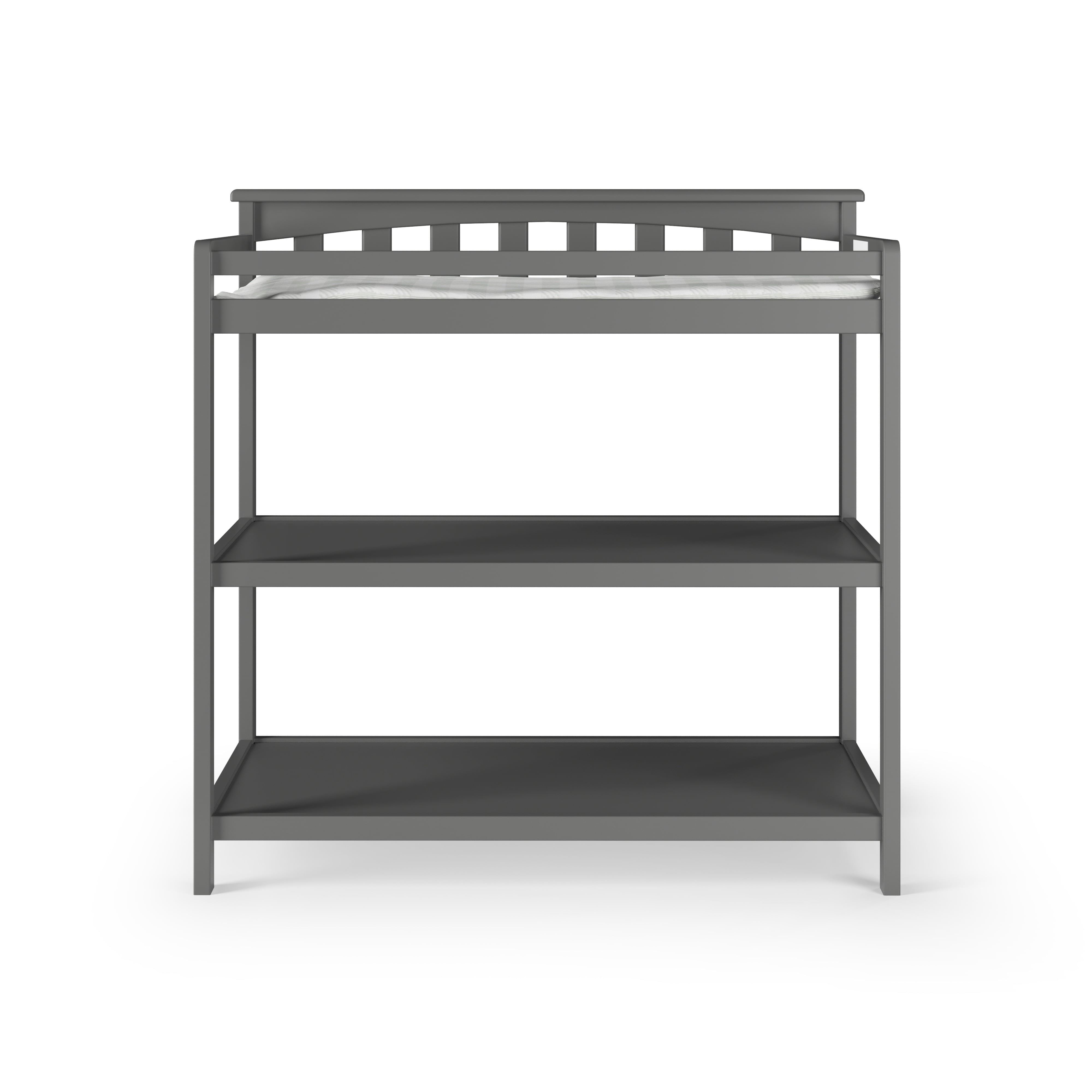 Child Craft Flat Top Changing Table, Cool Gray - Image 3