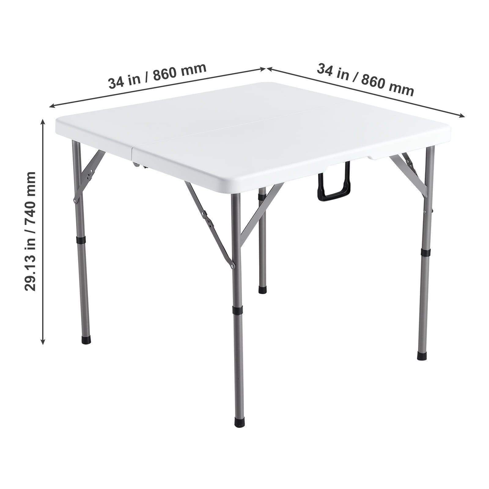 SKYSHALO Fold-in-Half, Wear-Resistant Tabletop 4 Player Card, Mahjong Table, Green - Image 5