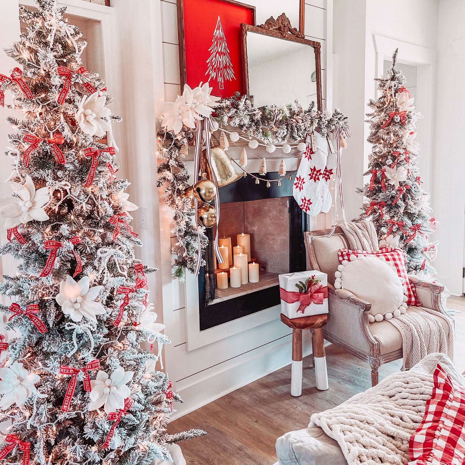 Fraser Hill Farm Unlit 7.5-ft Mountain Pine Artificial Slim Christmas Tree, FFMPS075-0SN - Image 7