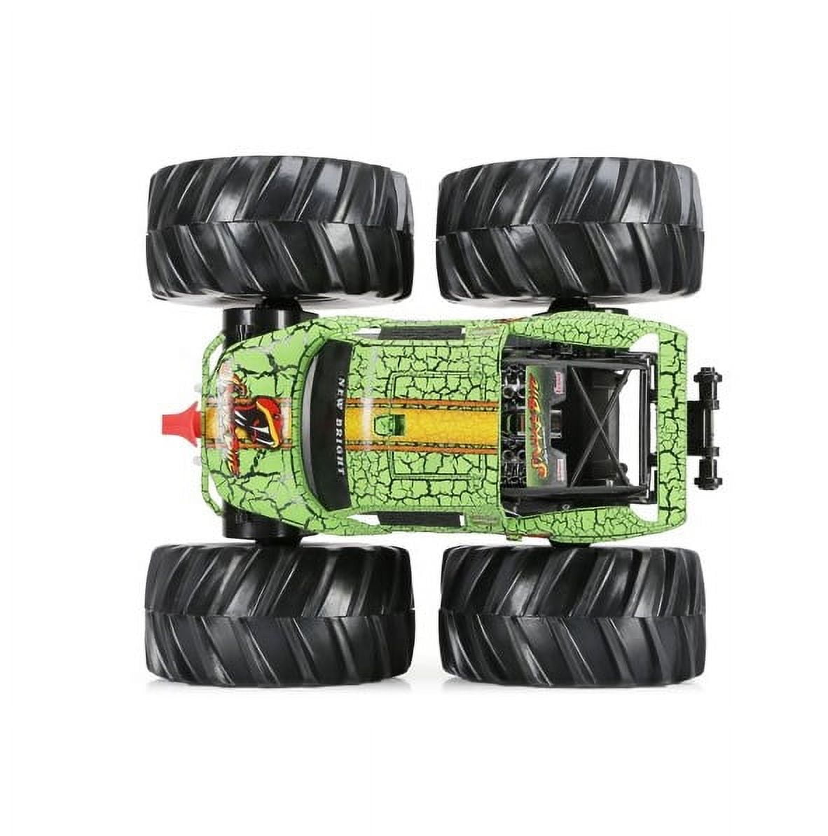 New Bright (1:10) Snake Bite Radio Control Monster Truck with Lights, Sounds and Vapor 61061U Child - Image 7