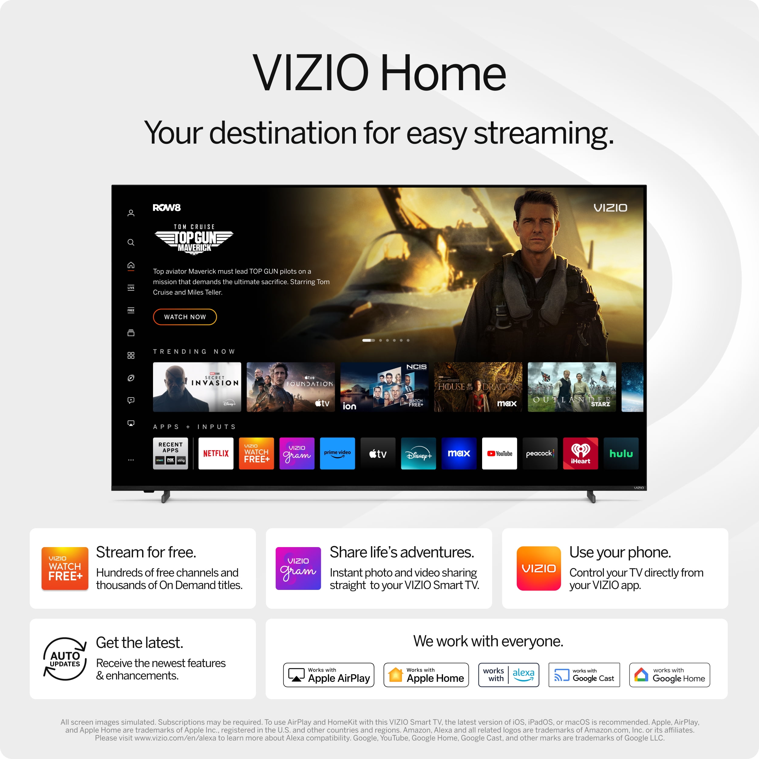 VIZIO 32" Class D-Series HD Smart TV D32h-J09 - Image 12