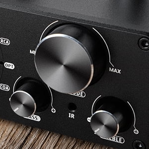 AIYIMA T9 HiFi Bluetooth 5.0 Vacuum Tube Amplifier 2.1 channel DAC Stereo Amplificador Coax Opt Home Audio Power Amplifier VU Meter 100W - Image 14