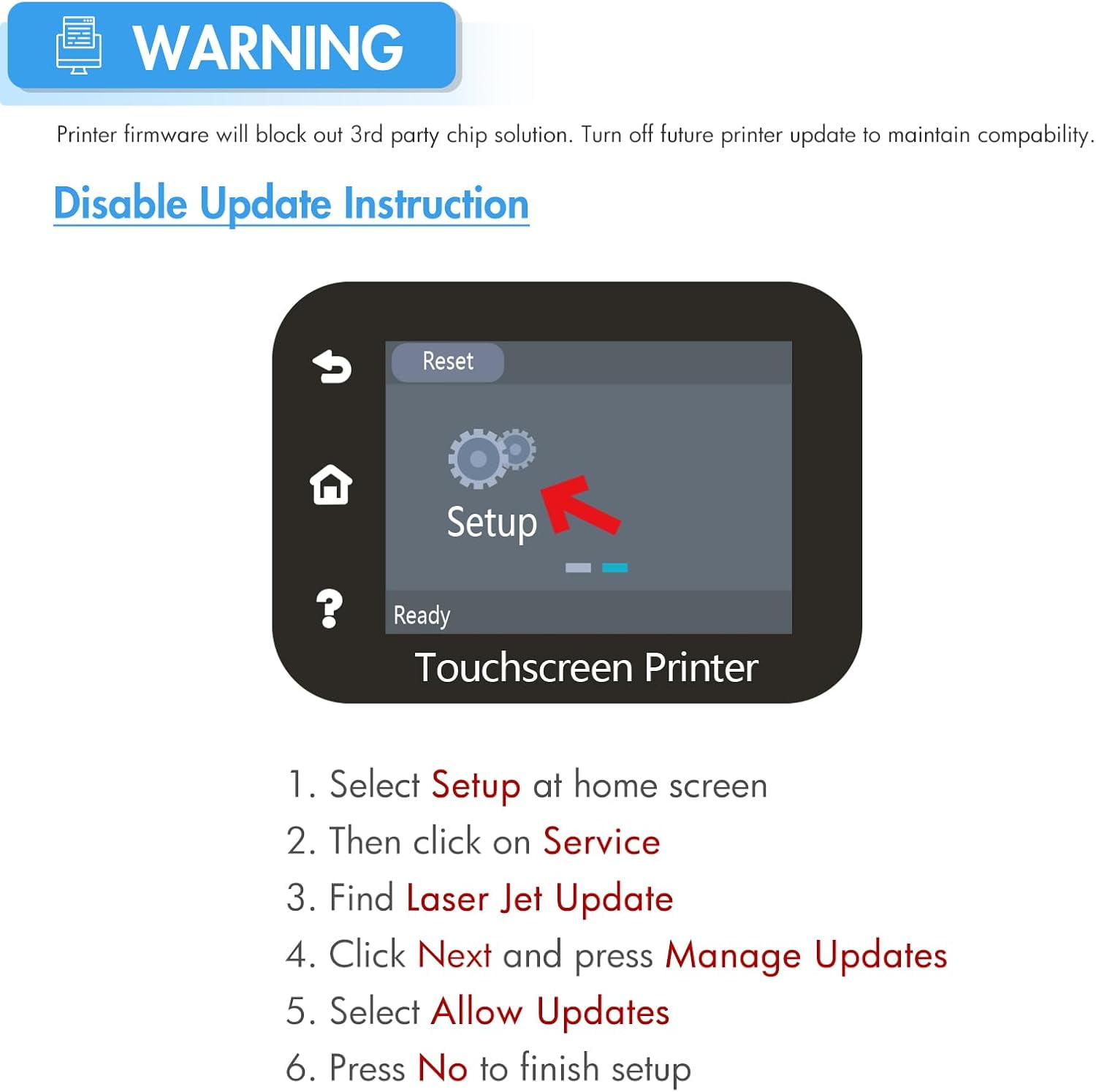 206A Toner Cartridge With Chip Compatible for HP 206A 206X W2110A W2110X Color LaserJet Pro MFP M283fdw M283cdw M255dw M283fdn M282nw M283 M255 Series Printer Ink (Black Cyan Magenta Yellow 4-Pack) - Image 7