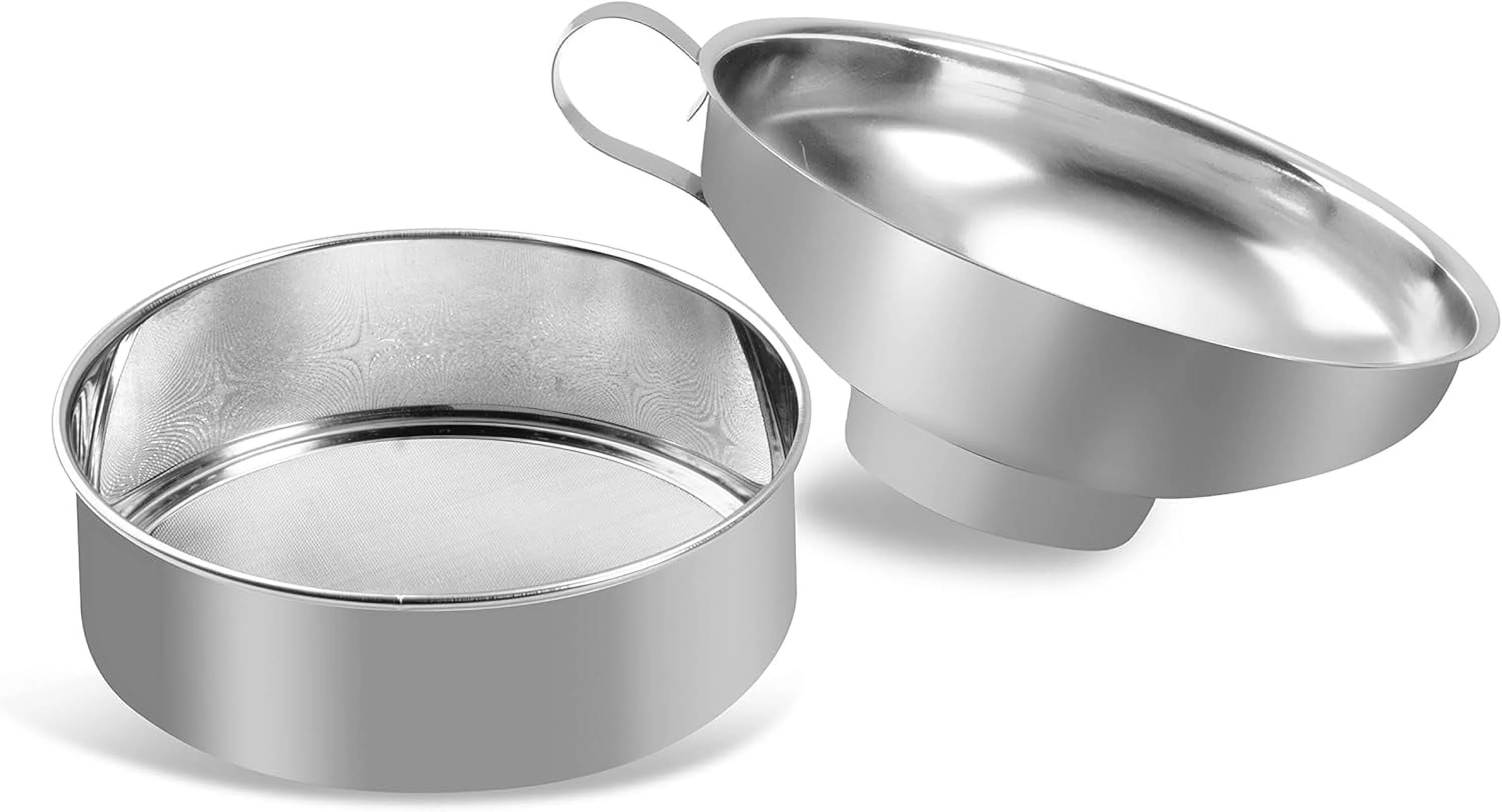 2 Gallon Stainless Steel Maslin Jam Pan, 8 Quarts - Dishwasher Safe, Pouring Spout, Great for Making Jellies and Jams - Image 3