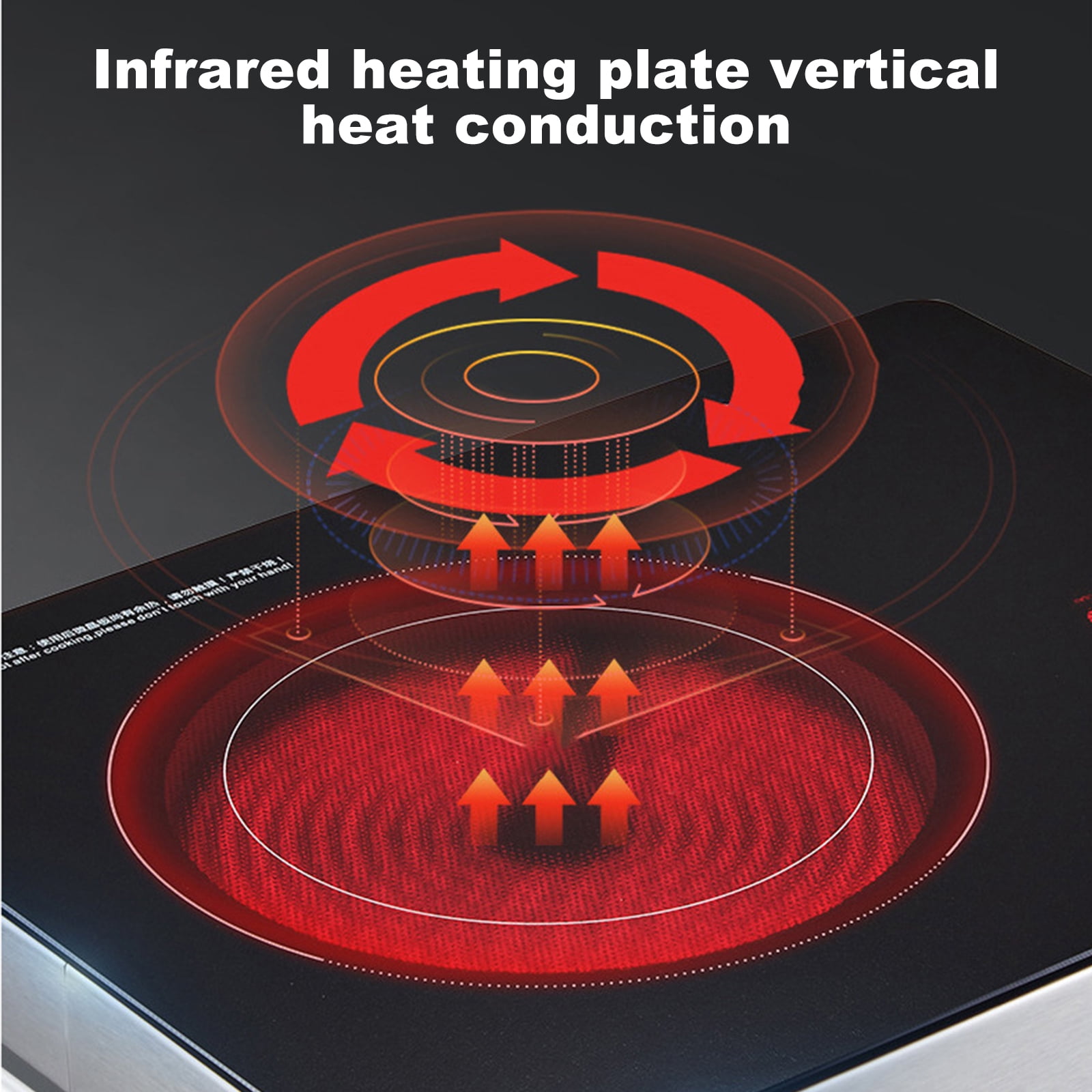 Wobythan 3500W Electric Hot Plate Ceramic Stove Infrared Induction Cooker Home Cooktop Cooking Furnace US 110V - Image 7