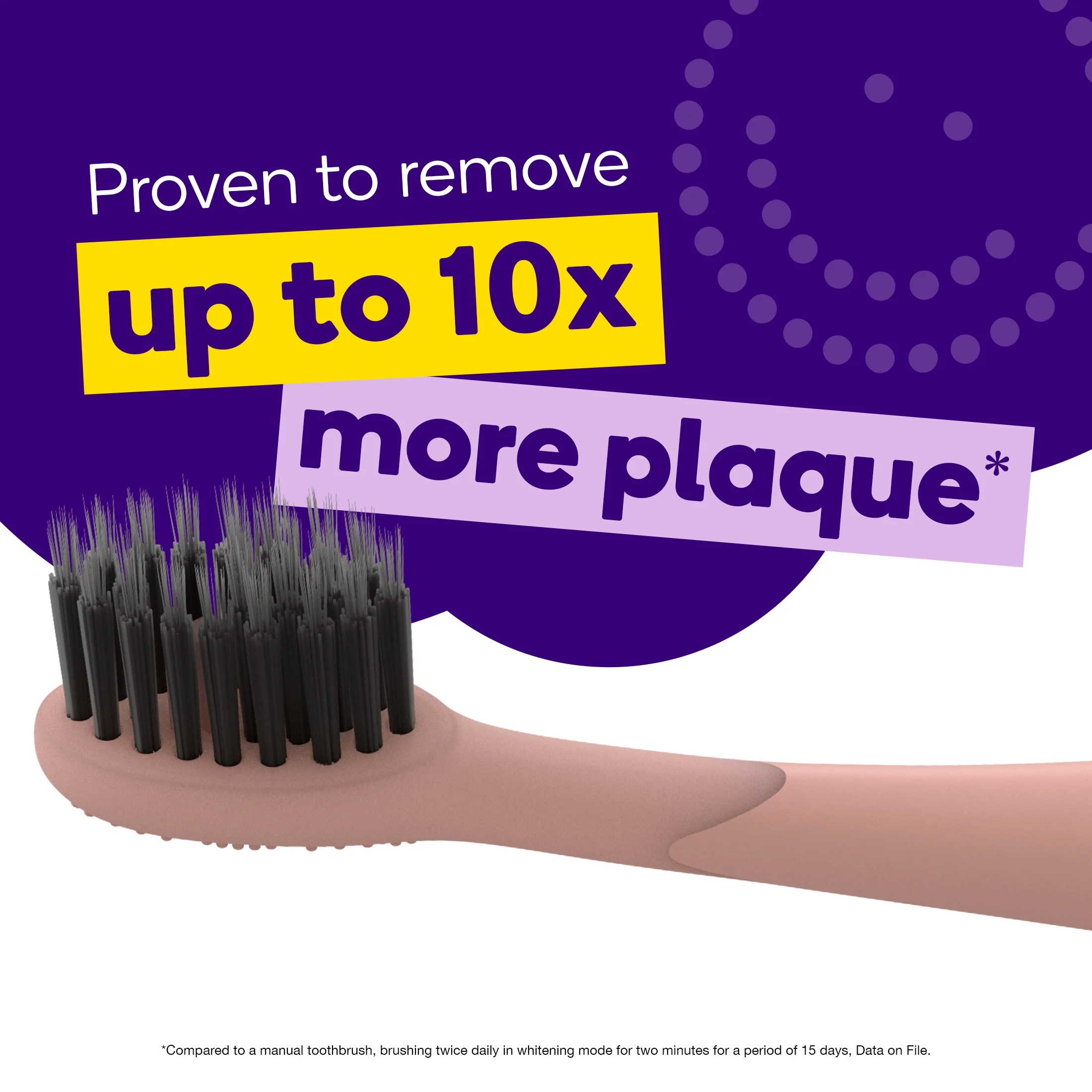 BURST Sonic Electric Toothbrush with 1 Head and Charging Base, Rose Gold - Image 3