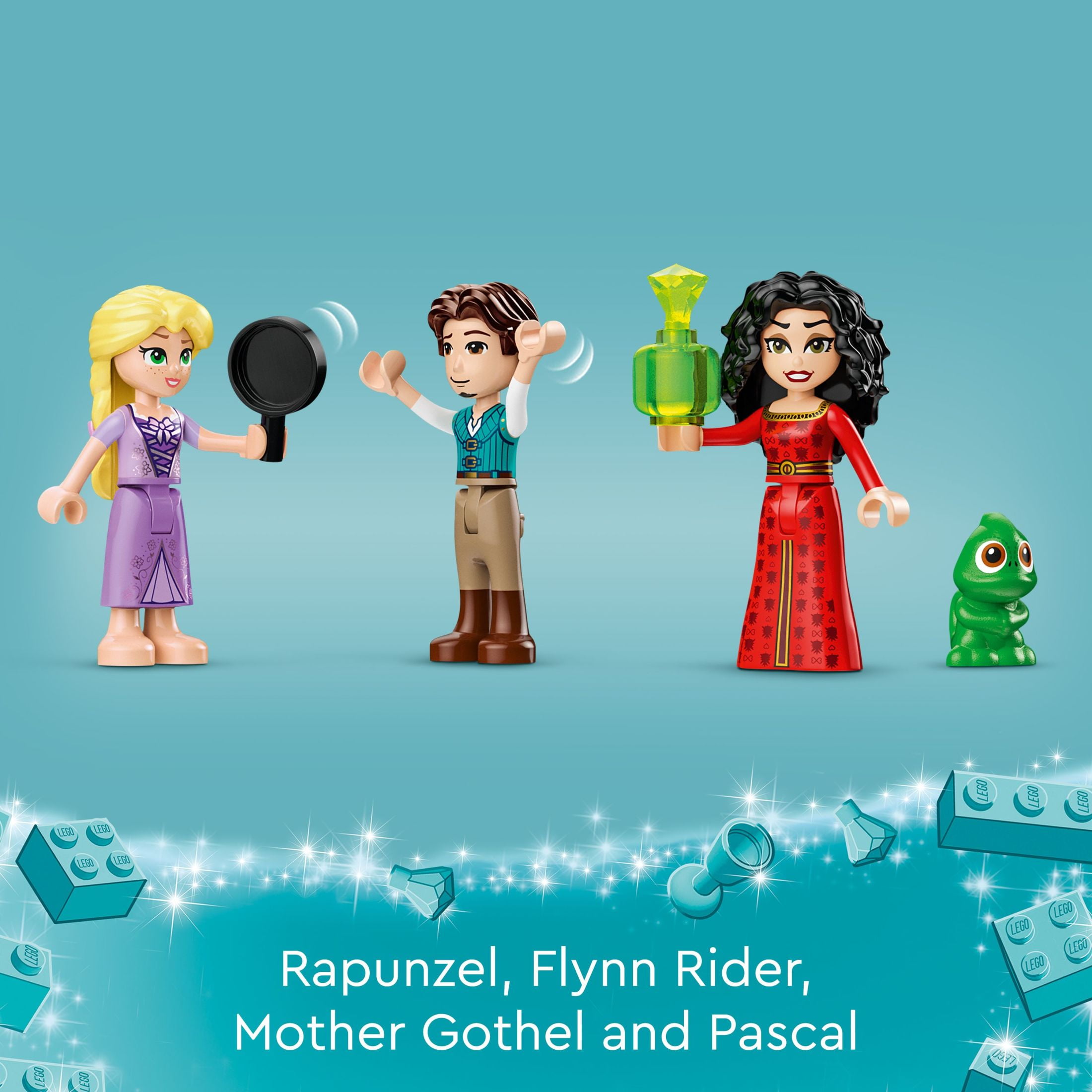 LEGO Disney Princess Rapunzel’s Tower & The Snuggly Duckling Tangled Building Toy with Flynn Rider and Mother Gothel Mini-Dolls, Disney Princess Toy, Fun Gift for Girls and Boys Ages 6 Plus, 43241 - Image 7