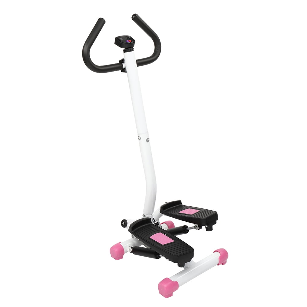 UBesGoo Mini Aerobic Stepper, Stair Climber Twist Fitness Machine with handle, Pink - Image 9