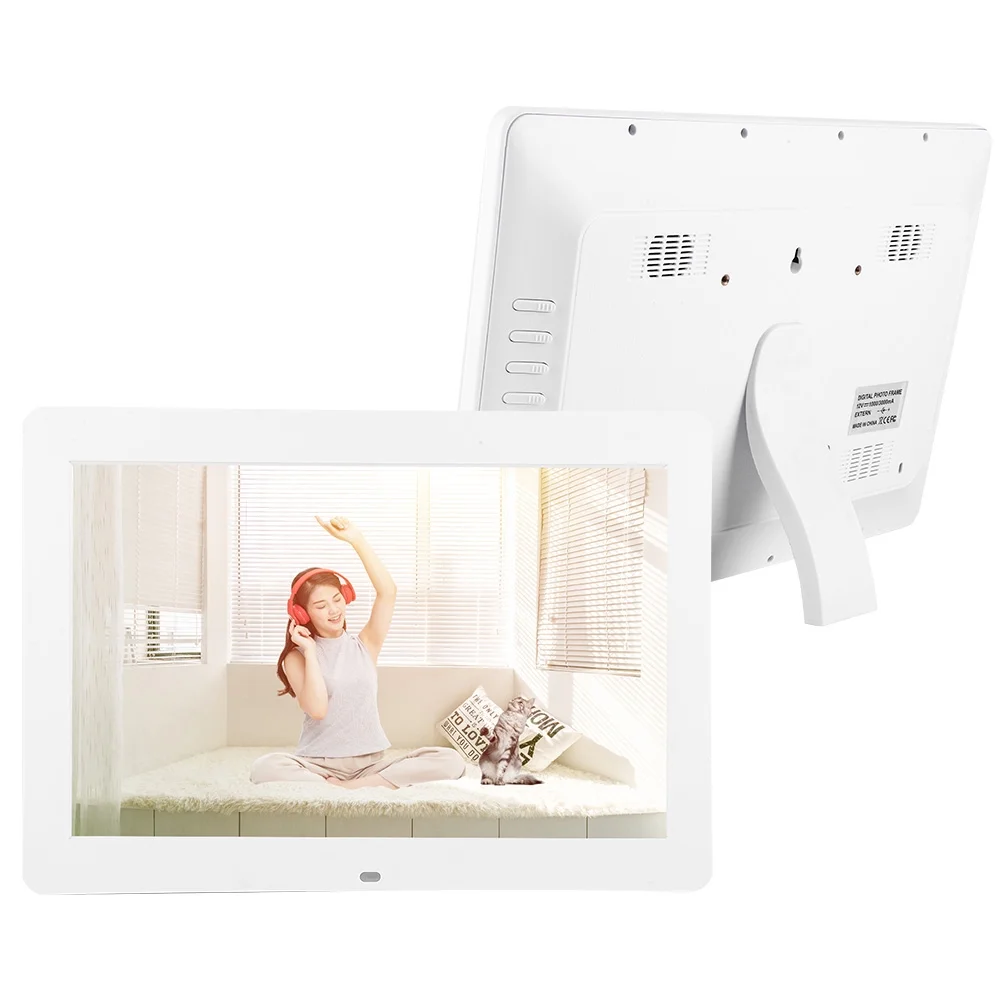 14 Inch HD 1080P Digital Photo Frame LED Electronic Album With Remote Controller (white US) - Image 8