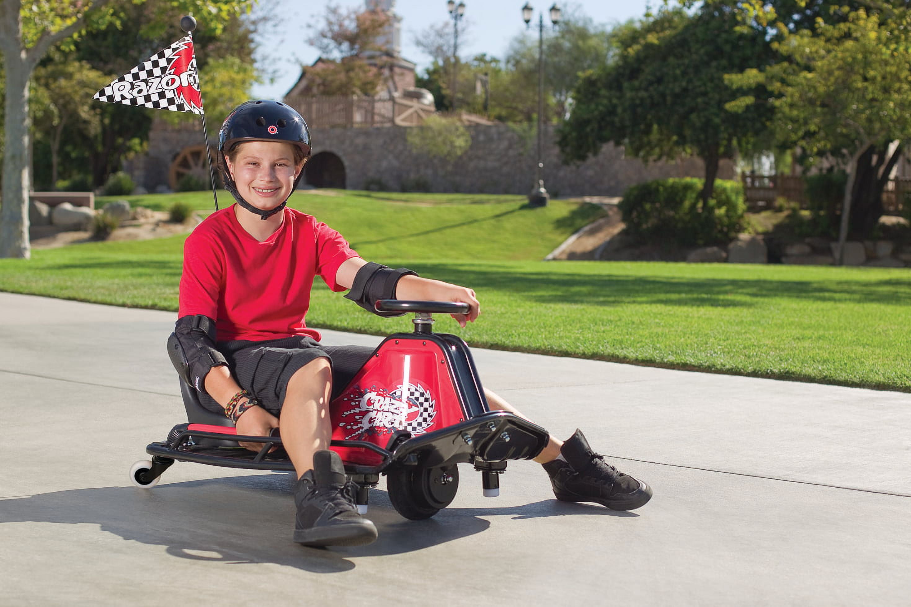 Razor Crazy Cart Sport - 24V Electric Drifting Go Kart, Variable Speed, up to 12 mph, for Child Ages 9+ - Image 6