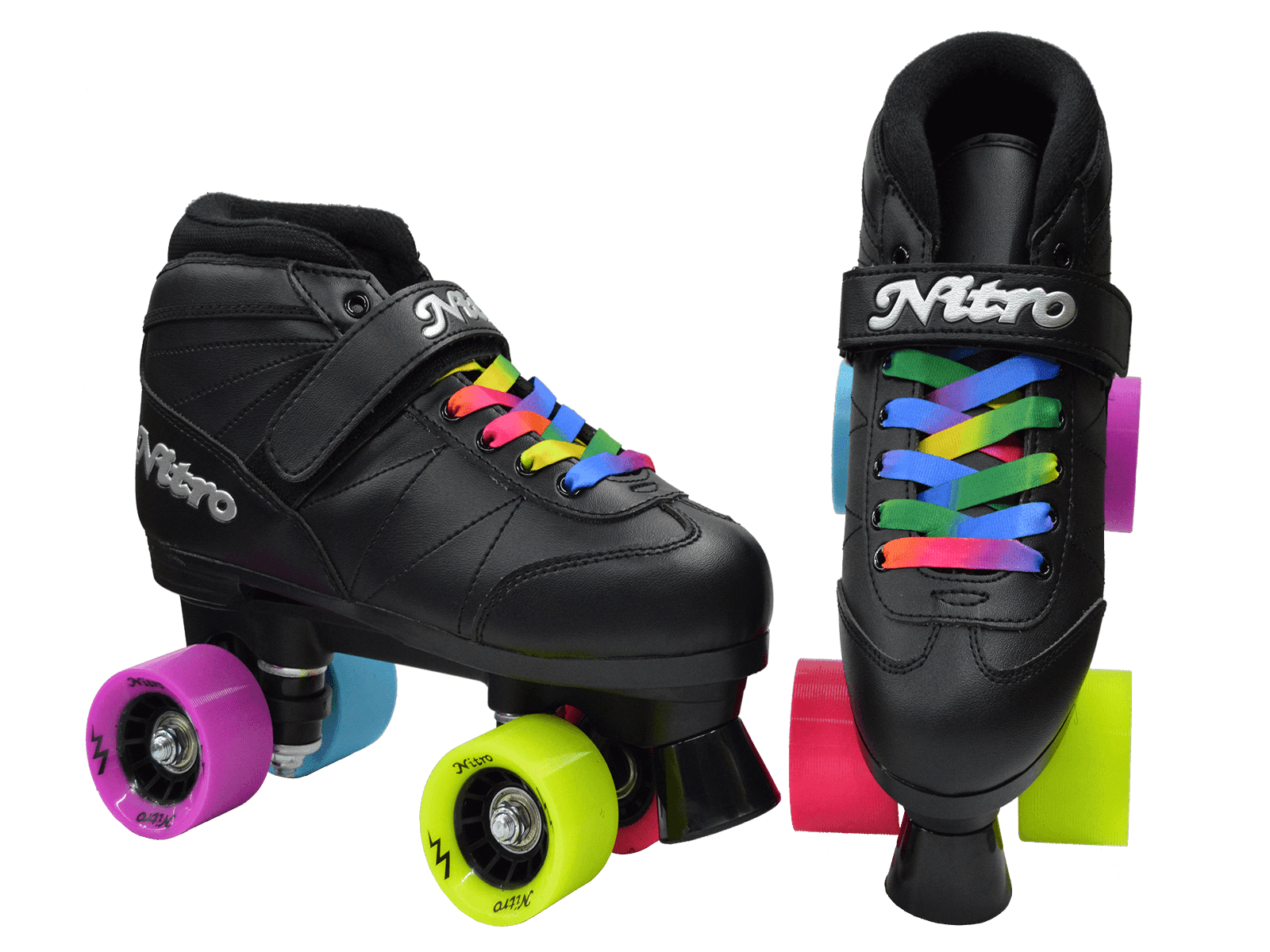 Epic Skates Rainbow Nitro Quad Speed Skates - Image 4