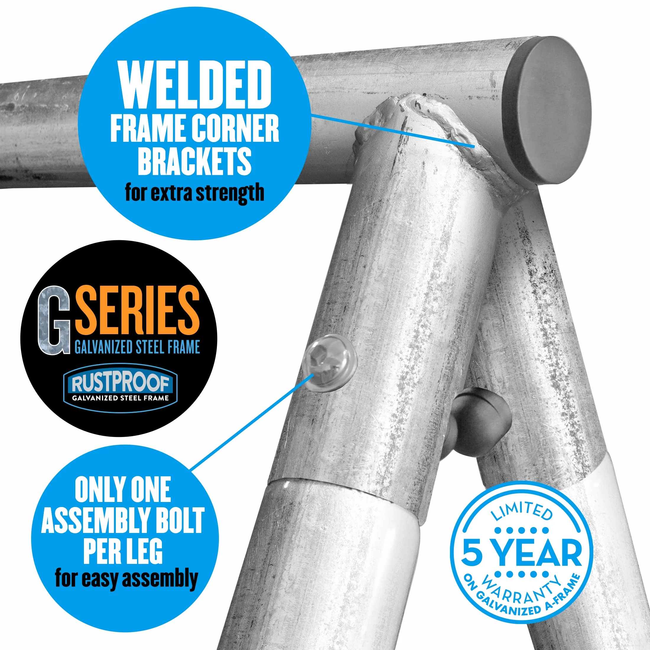 XDP Recreation Aqua Play Park Swing Set and Water Slide with Tarp, 2 Swings, and a Disc Swing - Image 14