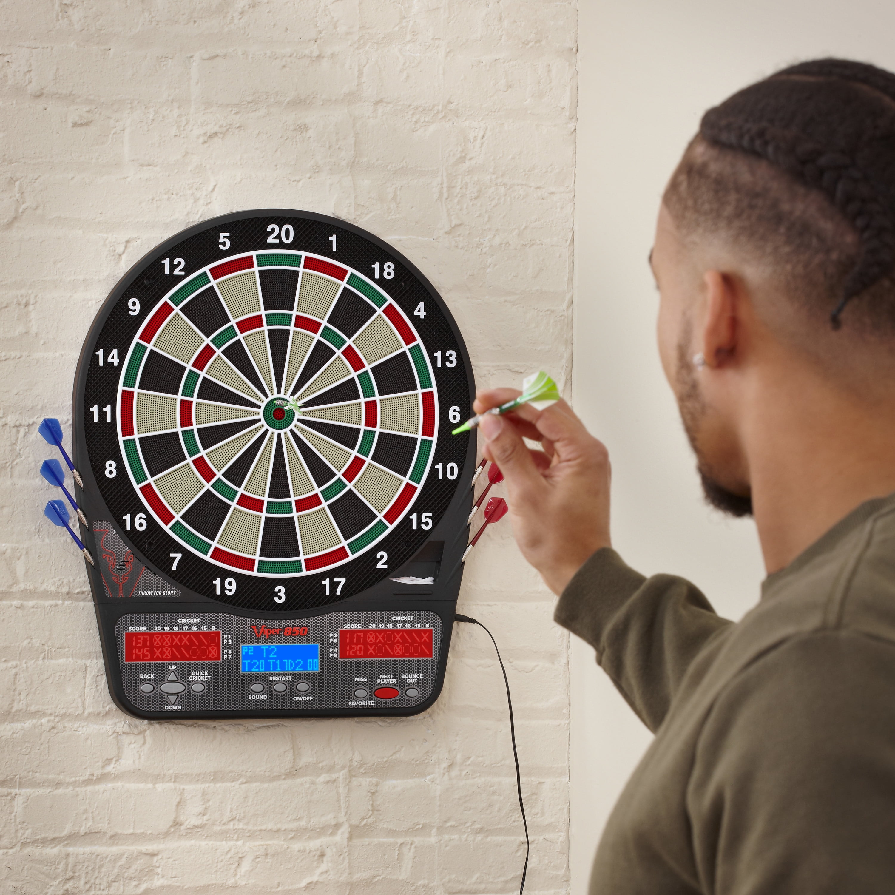 Viper 850 Electronic Dartboard, 15.5" Target Area - Image 4
