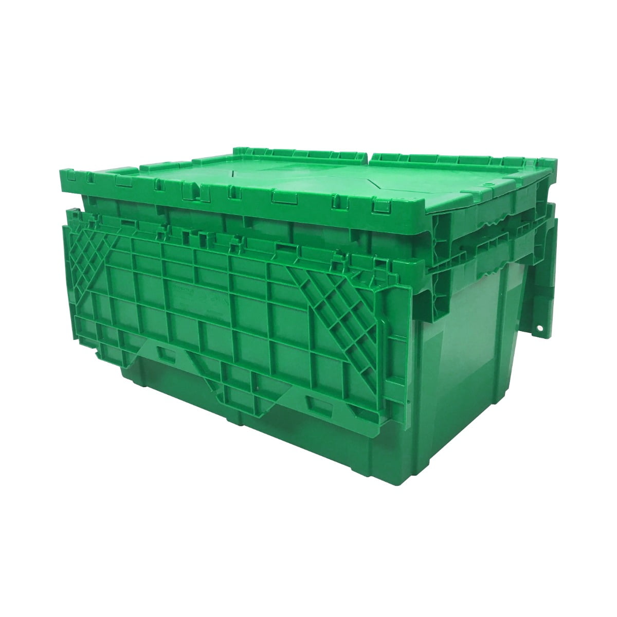 UBMOVE Storage Crates, 27"x17"x12", Plastic, Green, 2 Count - Image 8