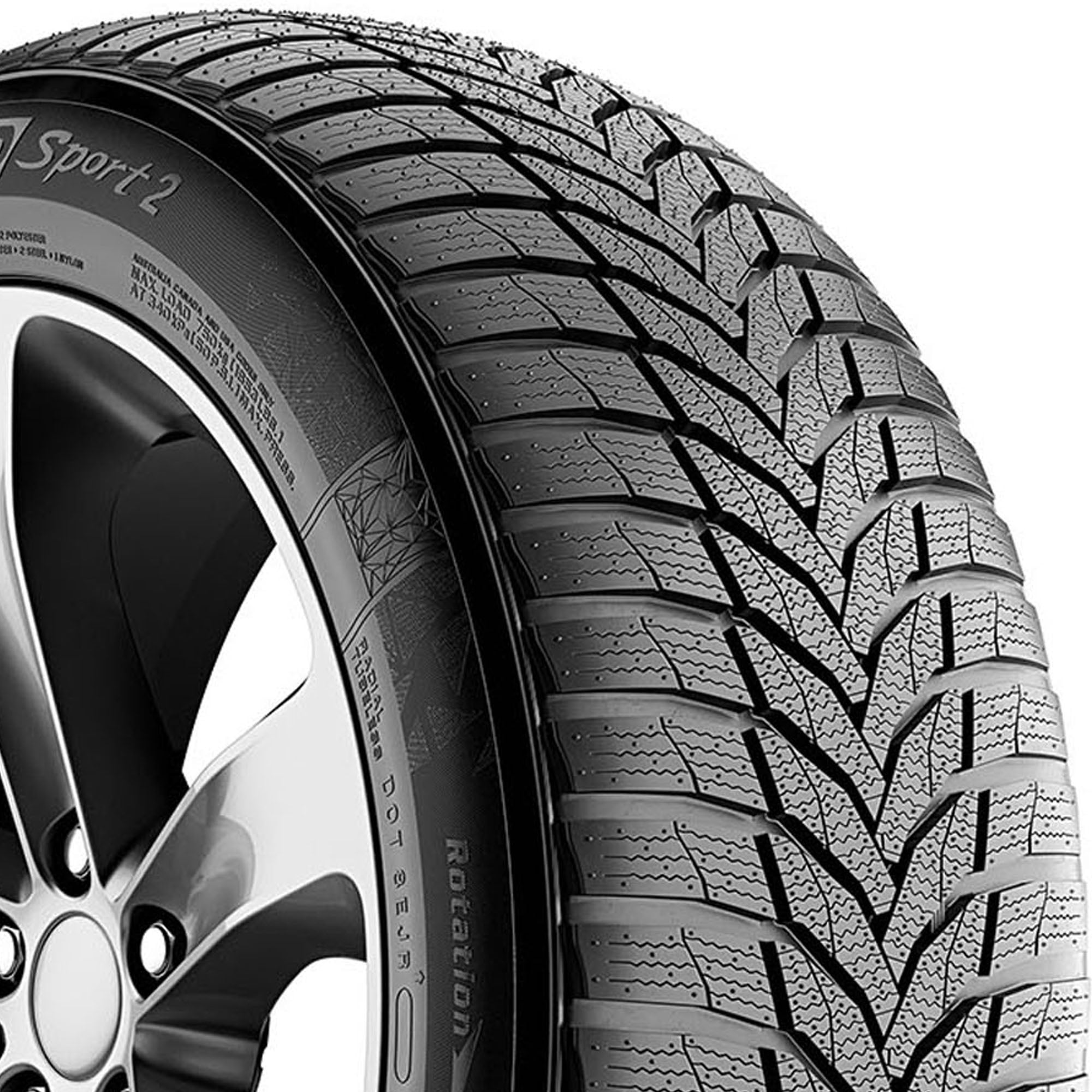 Nexen Winguard Sport 2 Winter 245/40R20 99W XL Passenger Tire - Image 6