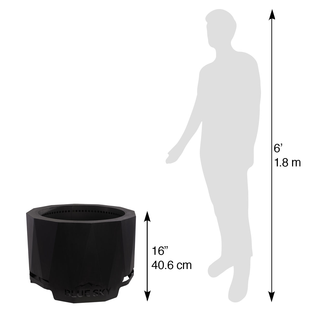 1PC Blue Sky Peak Fire Pit - Image 13