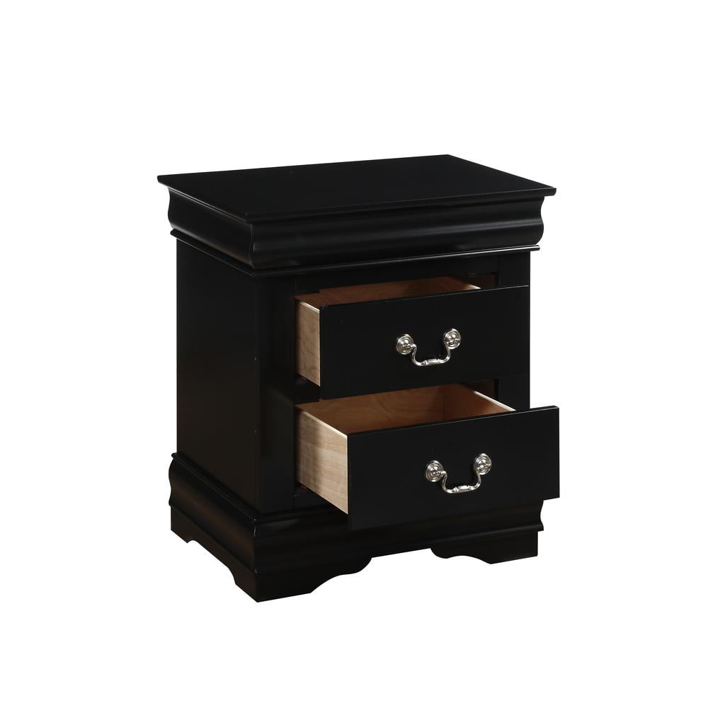 Acme Louis Philippe 2-Drawer Nightstand, Multiple Finishes - Image 3