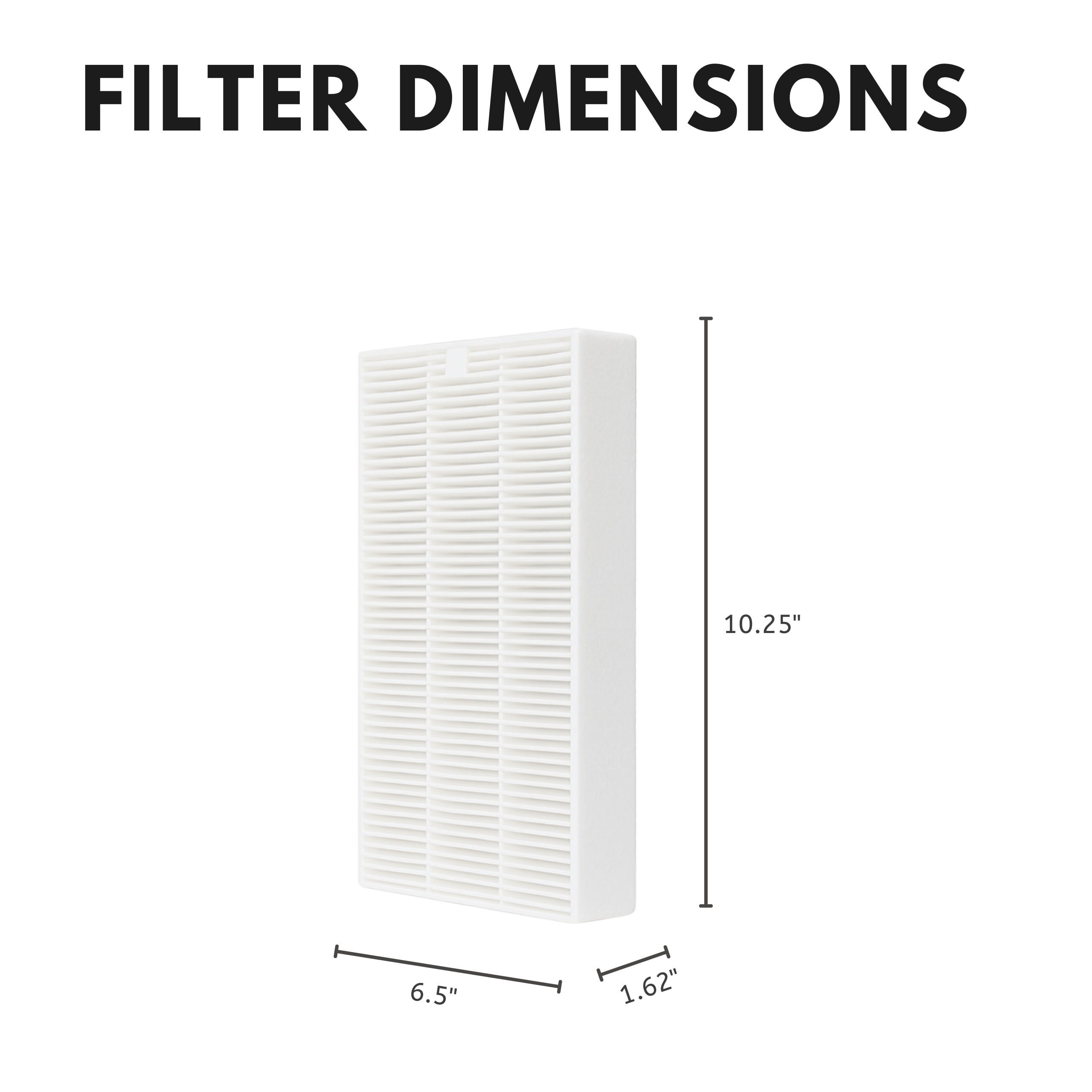 True HEPA Filter Replacement for Honeywell Air Purifier Models HPA300, HPA100 and HPA200 Compared With R Filter Part HRF-R2 - 6 Packs - Image 6