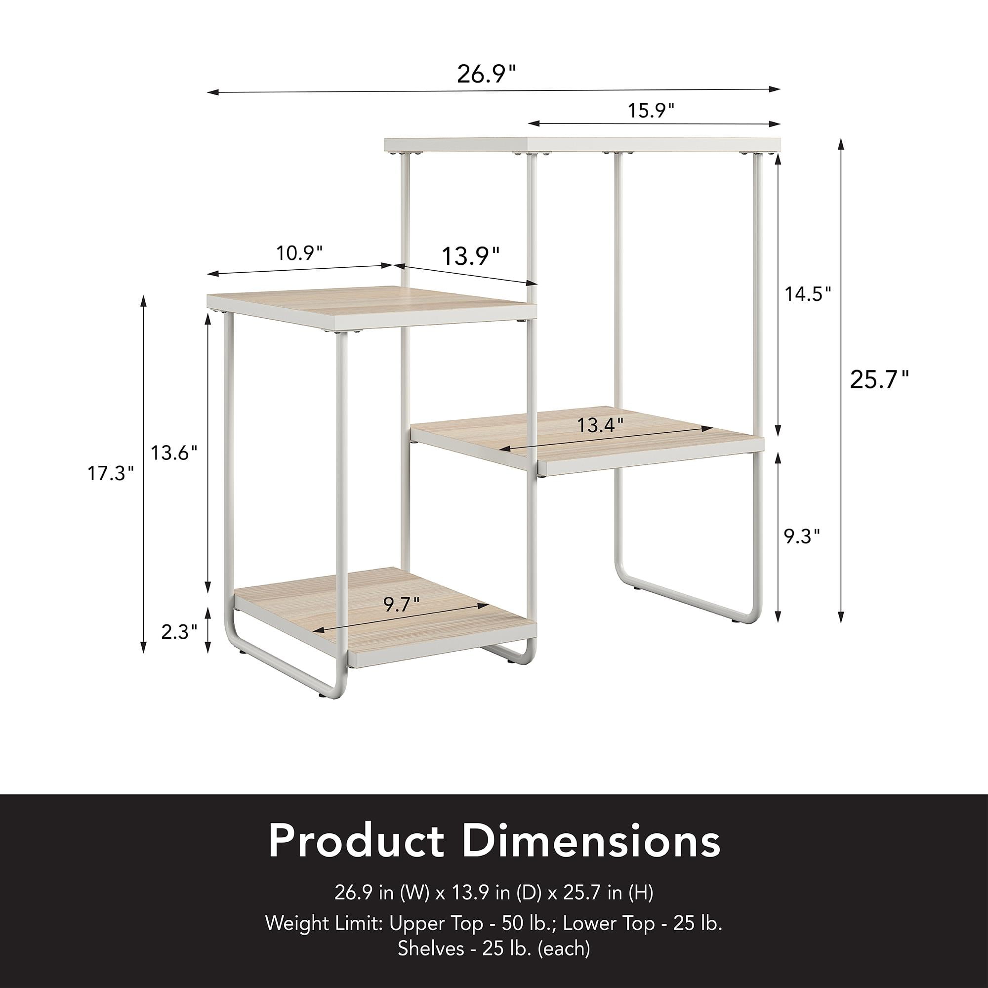 Ameriwood Home Kently Plant Stand, Natural - Image 6