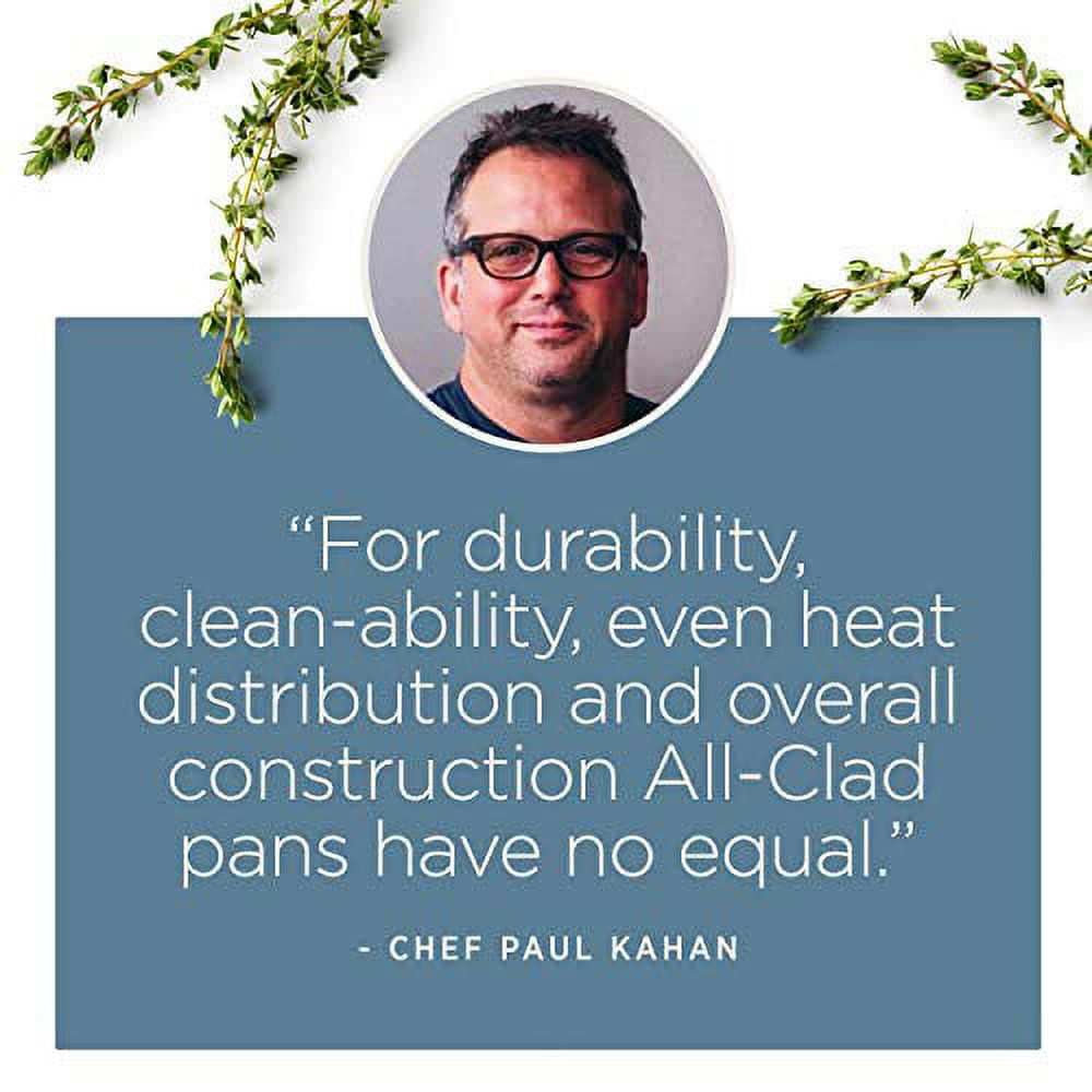 All-Clad D3 Stainless 3-Ply Bonded Cookware, Fry Pan with Lid, 10 inch - Image 8