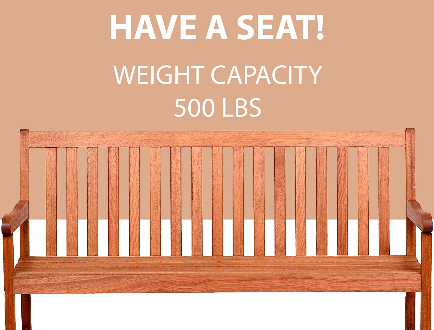 Amazonia Milano Eucalyptus Bench - Image 6