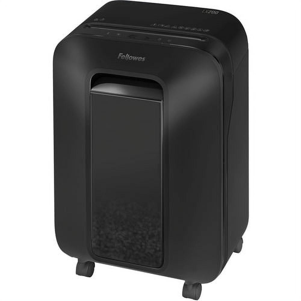 Fellowes LX170 Cross-cut Shredder Continuous Shredder - Cross Cut - 12 Per Pass - for shredding Staples, Paper, Paper Clip, Credit Card, Junk Mail - 10 Minute Run Time - Black - Image 5