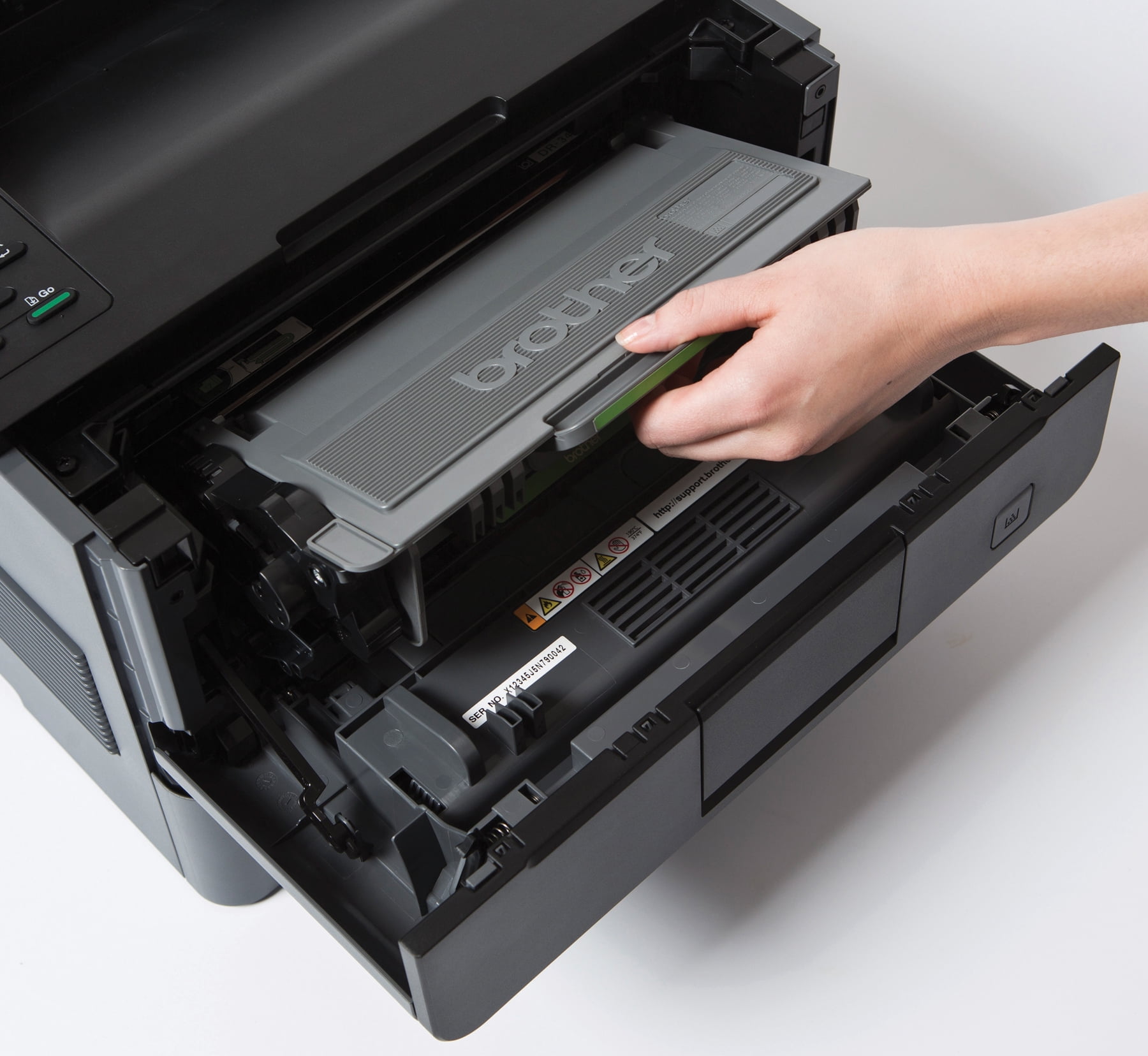 Brother Monochrome Laser Printer, HL-L5200DW, Wireless Networking, Mobile Printing, Duplex Printing - Image 3