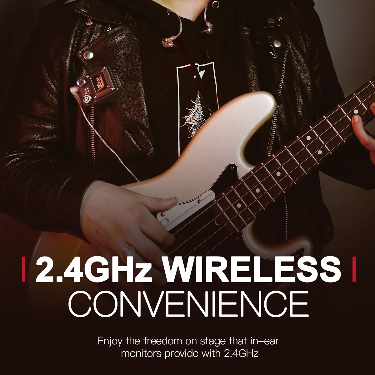 Xvive U4 In Ear Monitor Wireless System Professional IEM Wireless System for Studio,Live Performance and Band Rehearsal - Image 4