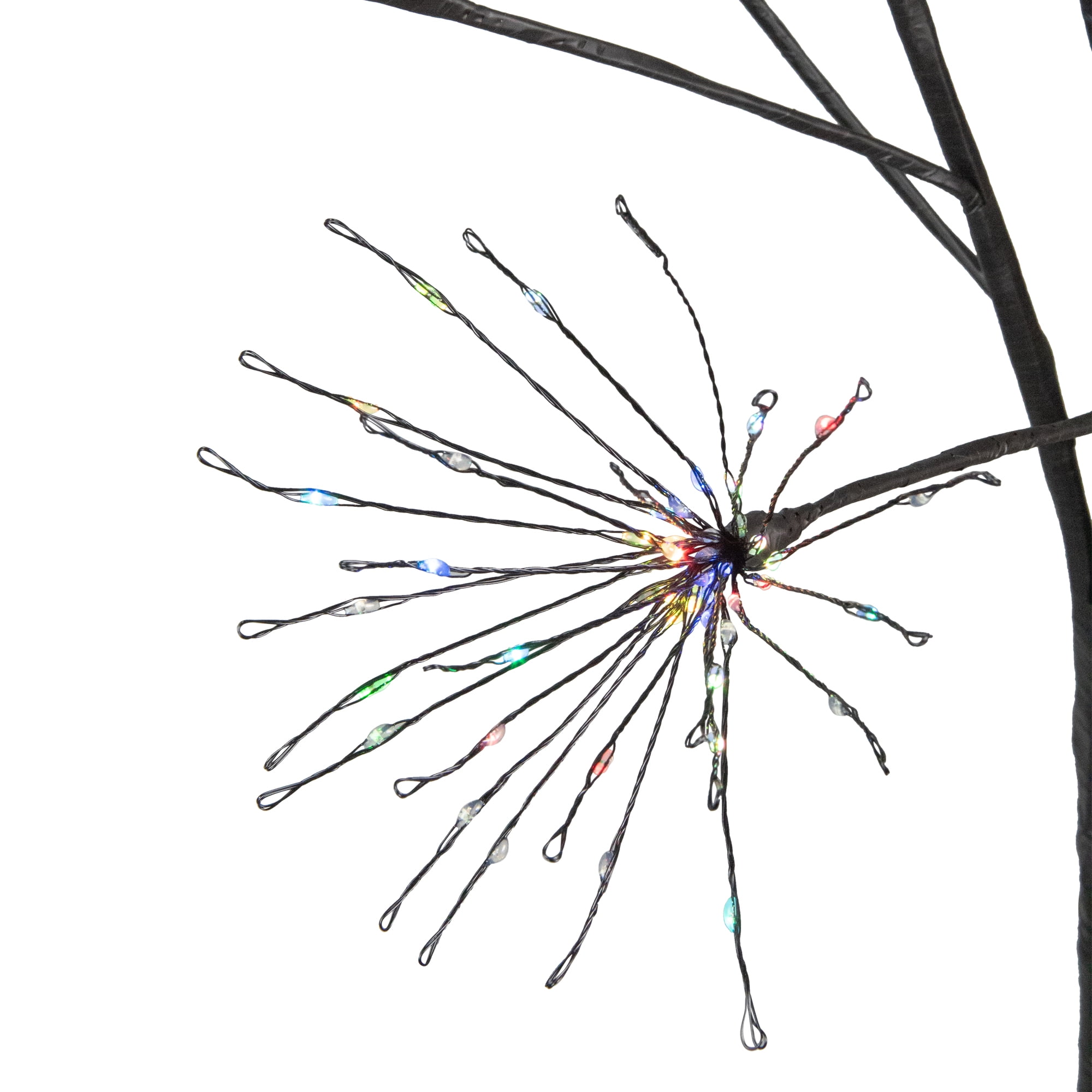 Northlight 5' LED Lighted Christmas Fireworks Tree, Multi-Color Lights - Image 4