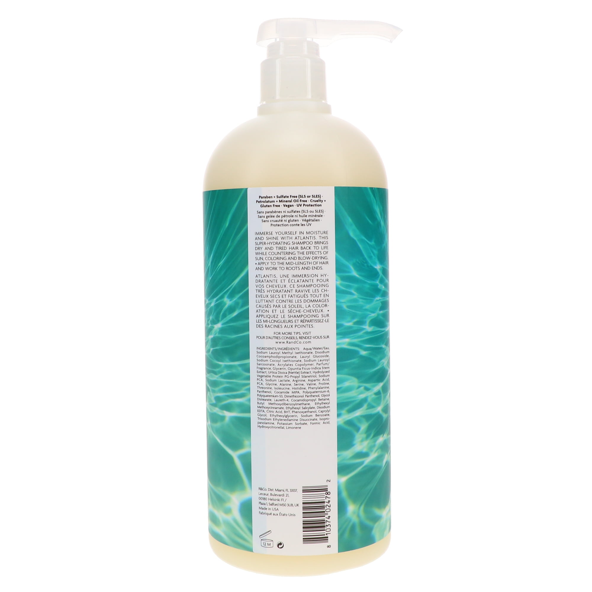 R+Co Atlantis Moisturizing B5 Shampoo 1000ml/33.8oz - Image 6