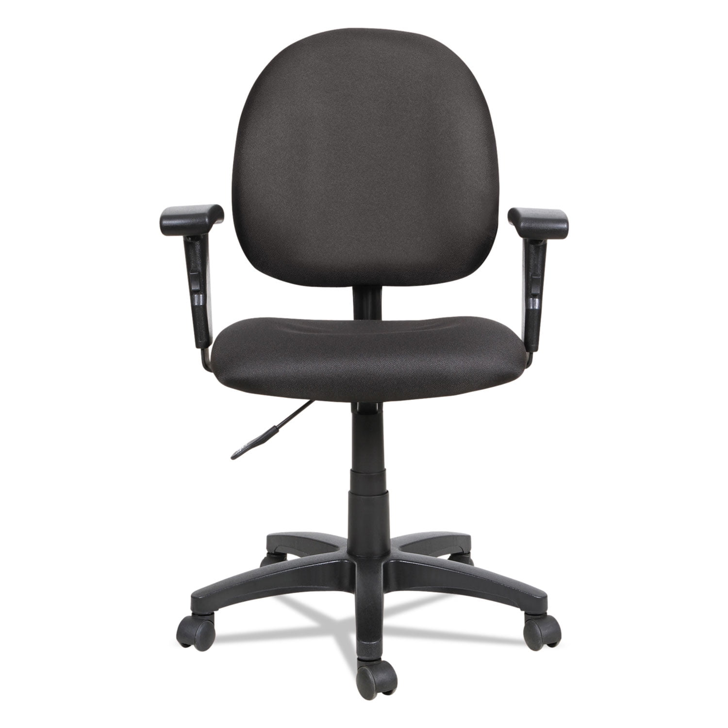 Alera Essentia Series Swivel Task Chair with Adjustable Arms, Supports Up to 275 lb, 17.71" to 22.44" Seat Height, Black - Image 4