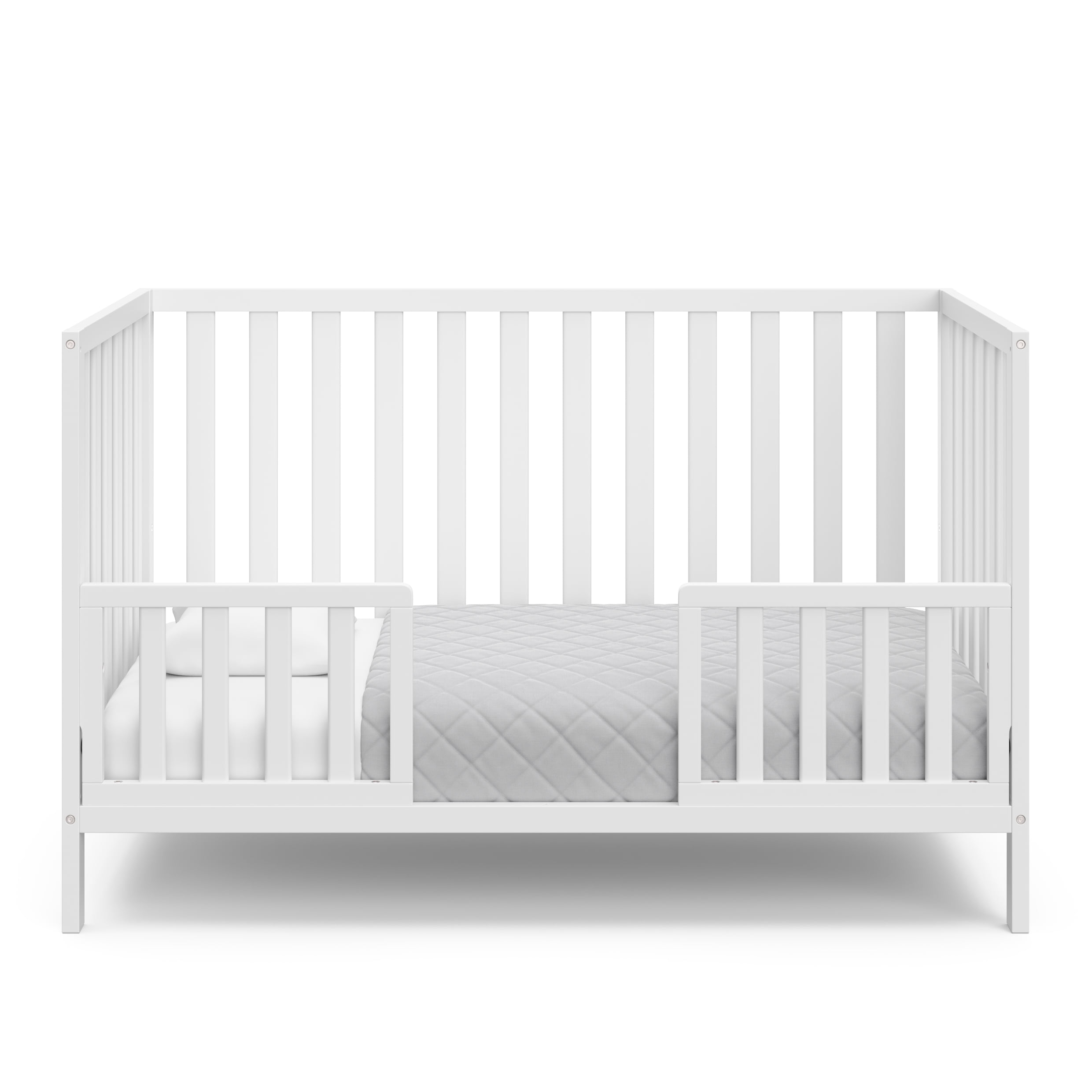 Storkcraft Sunset 4-in-1 Convertible Baby Crib, White - Image 12