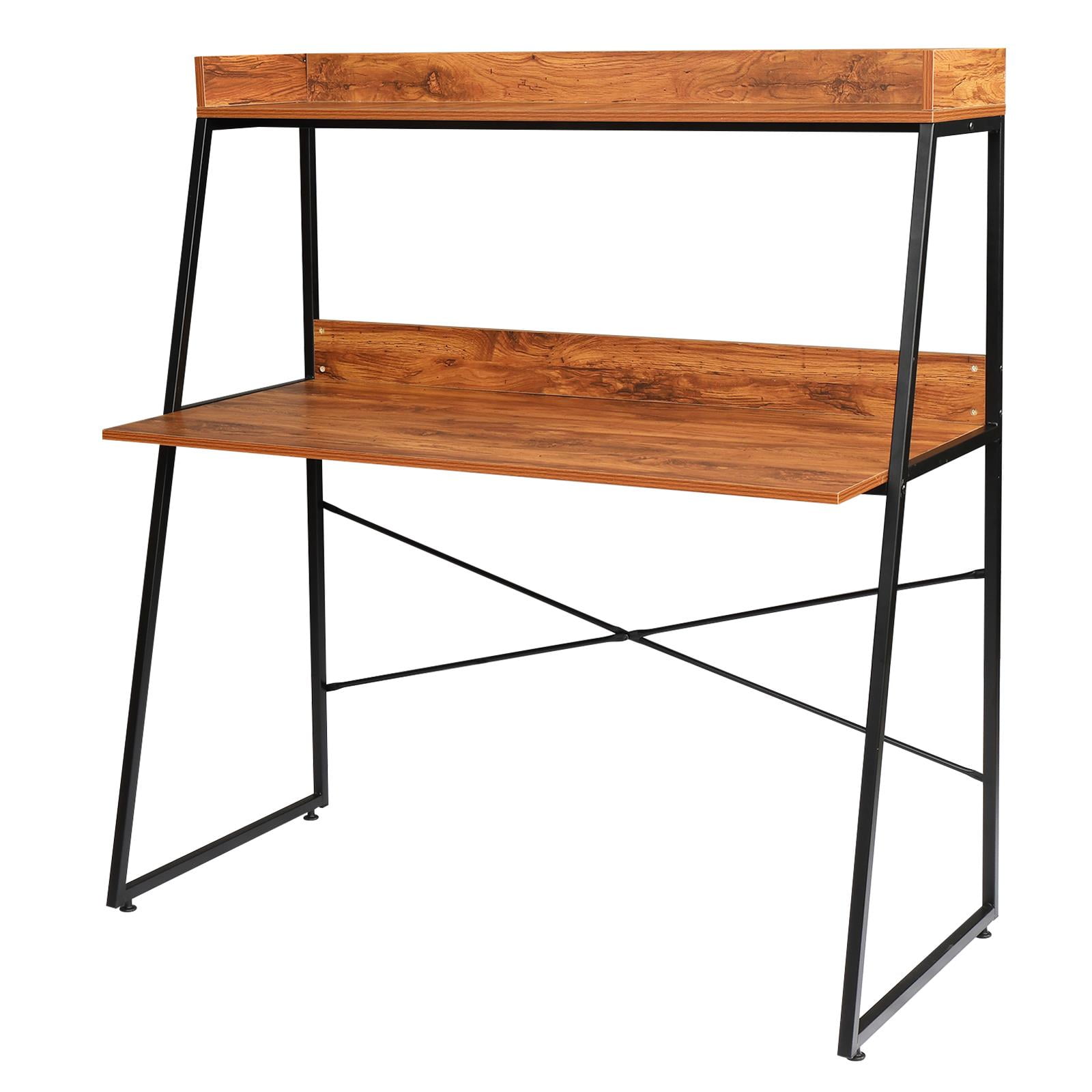 Zimtown Computer Desk with Hutch and Bookshelf 47 Inches Office Desk Laptop Table Studying Writing Desk Workstation for Home & Office - Image 8