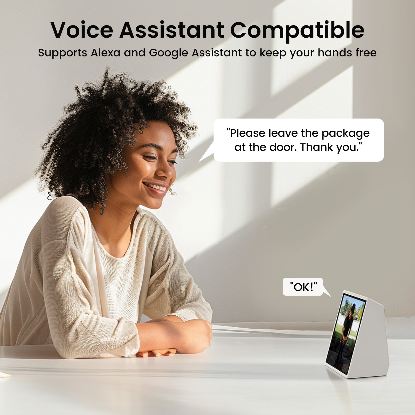 AOSU 2K /3MP Wireless Doorbell Camera with Chime, Head-to-Toe View Video Doorbell, Smart Parcel Detection, 2 Way Audio, Night Vision - Image 3