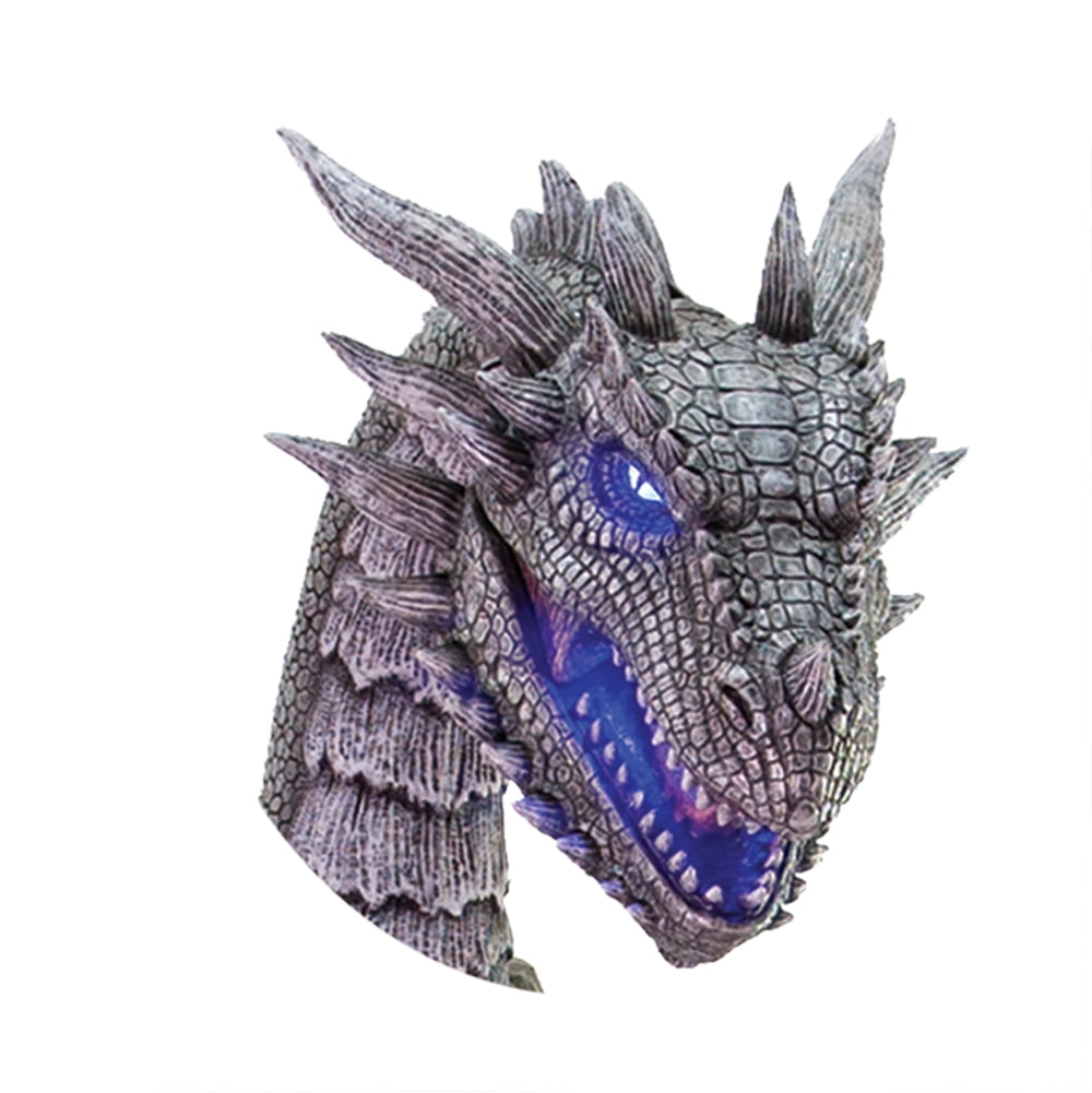 Seasonal Visions 7 ft. Animated Winter Dragon Halloween Decoration - Image 3
