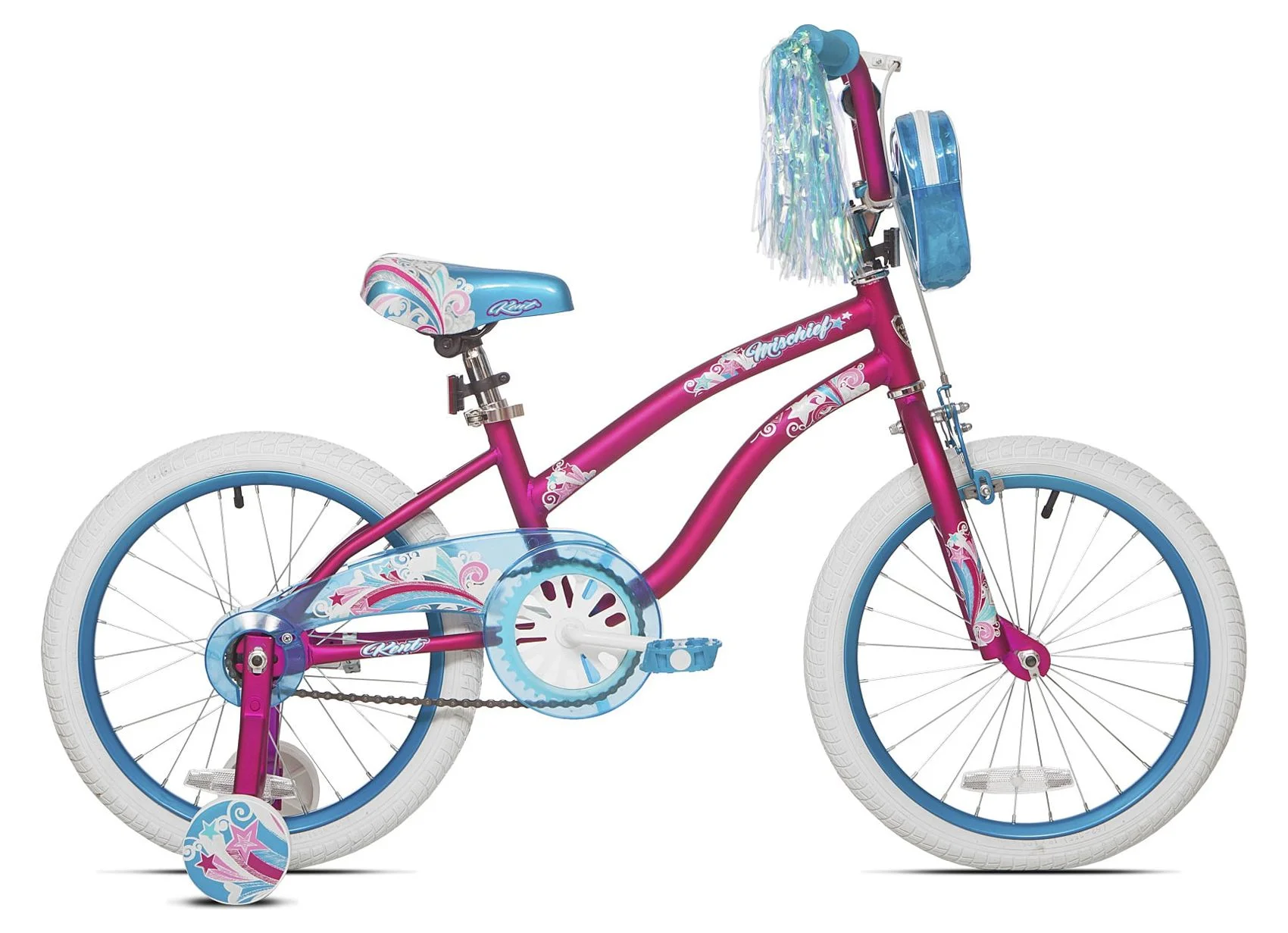 18" Kent Mischief Bike, Fits Rider 3'2"-4'2", Pink/Blue, Child, Unisex - Image 6