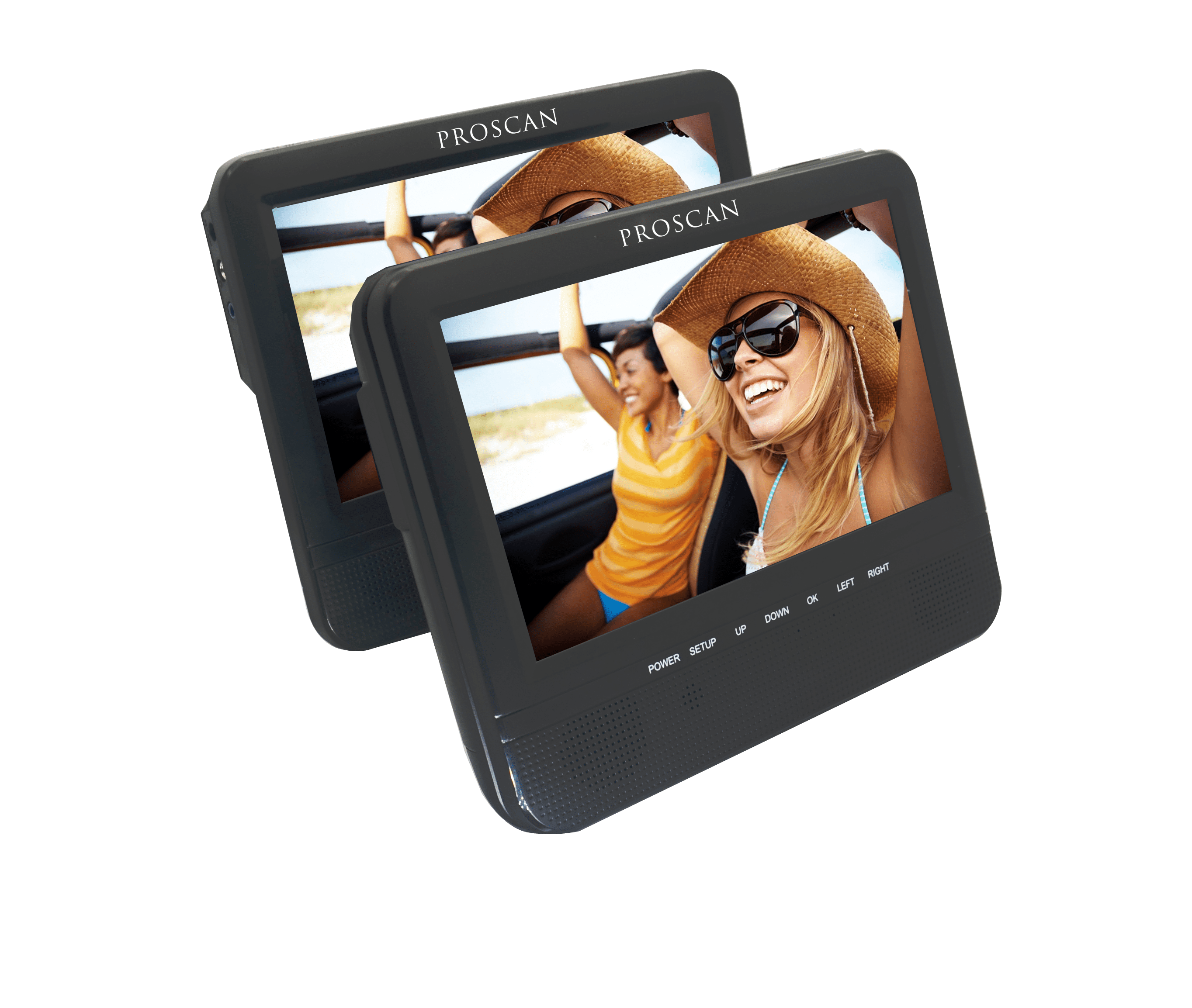 Proscan, 7" Dual Screen Portable DVD Player, PDVD7751, Black - Image 5